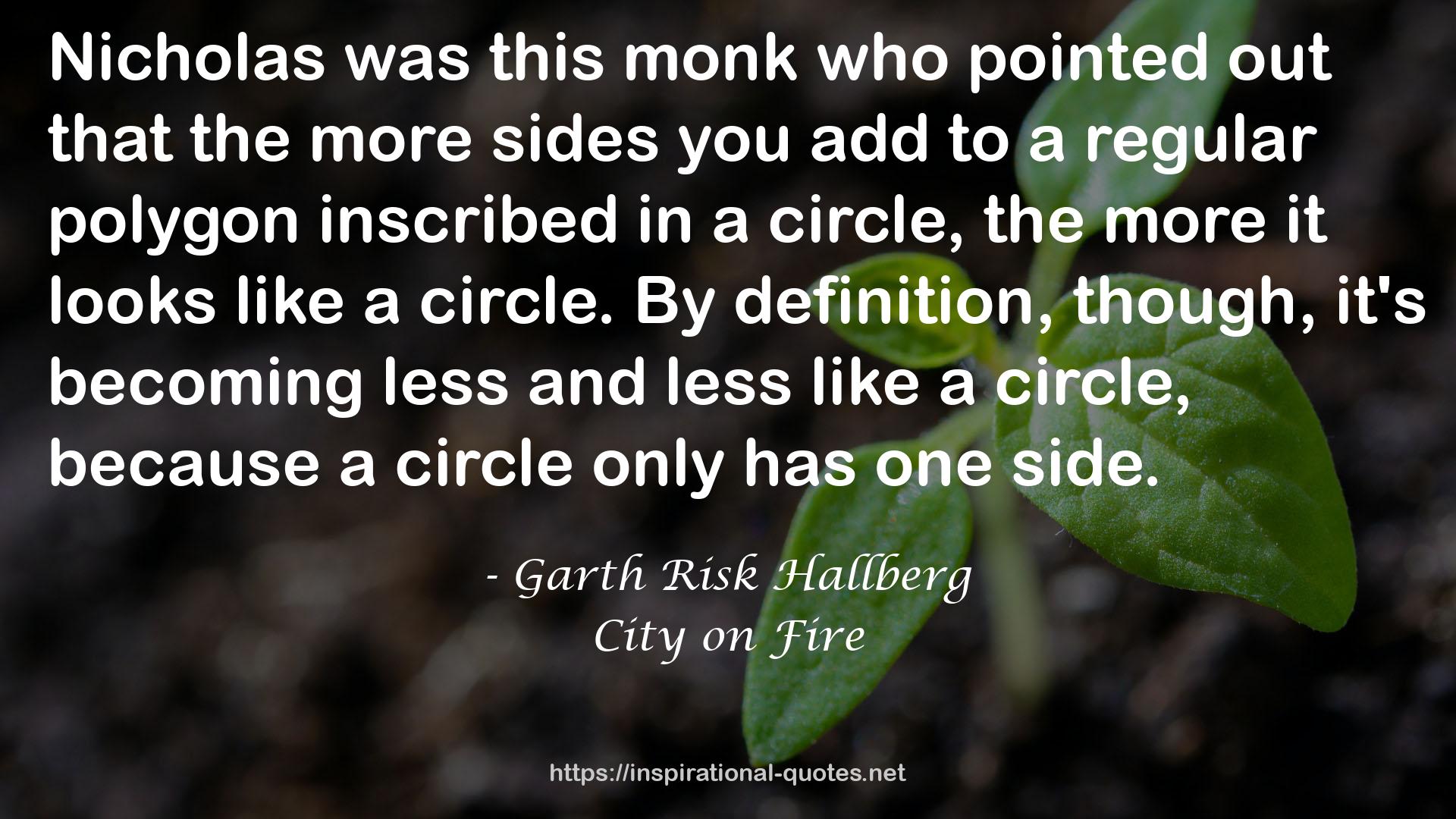 City on Fire QUOTES