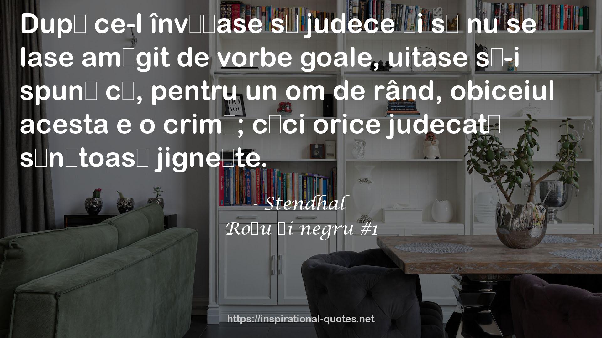 Roșu și negru #1 QUOTES