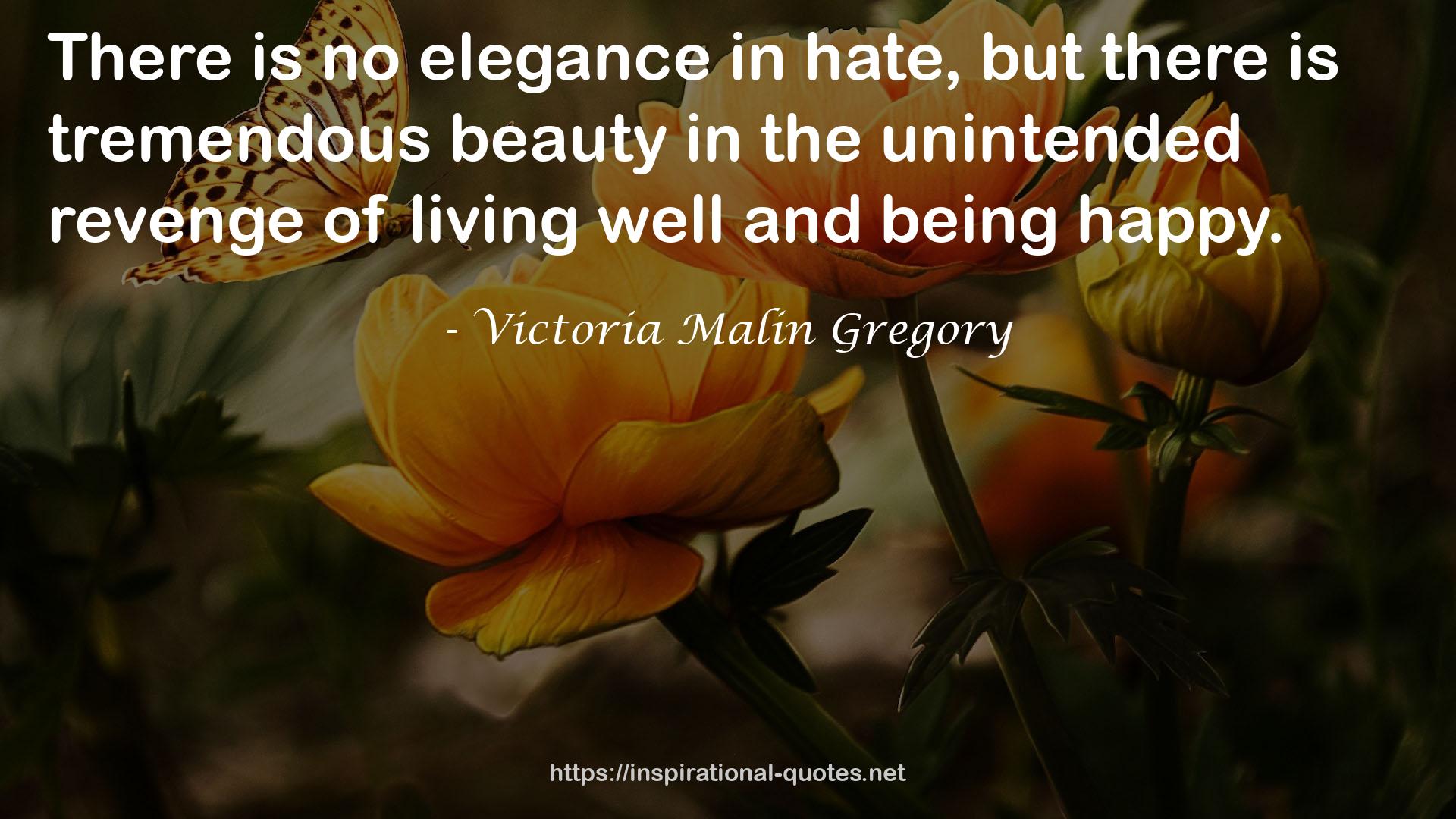 Victoria Malin Gregory QUOTES