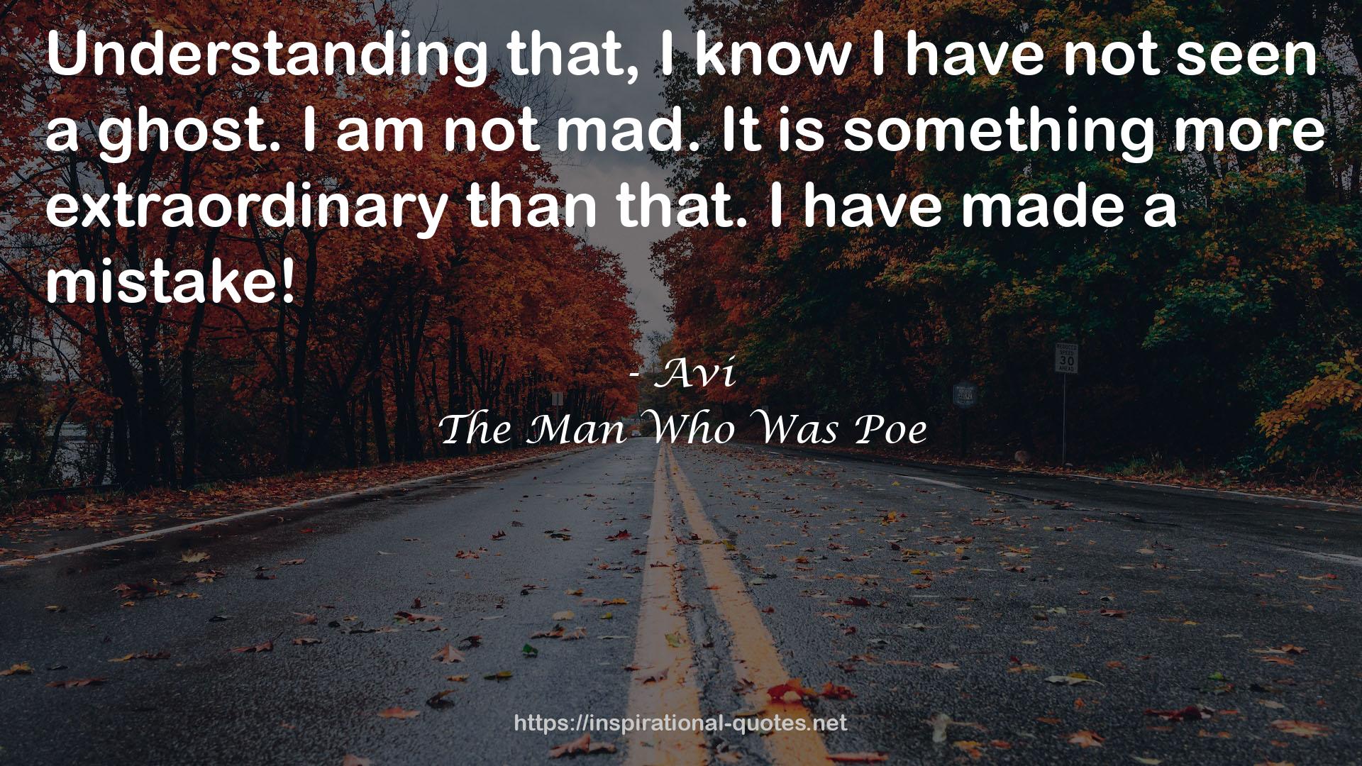 The Man Who Was Poe QUOTES