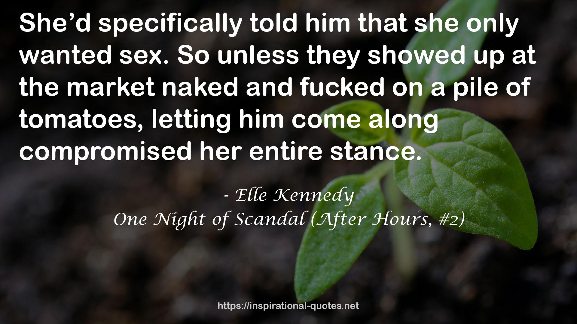 One Night of Scandal (After Hours, #2) QUOTES