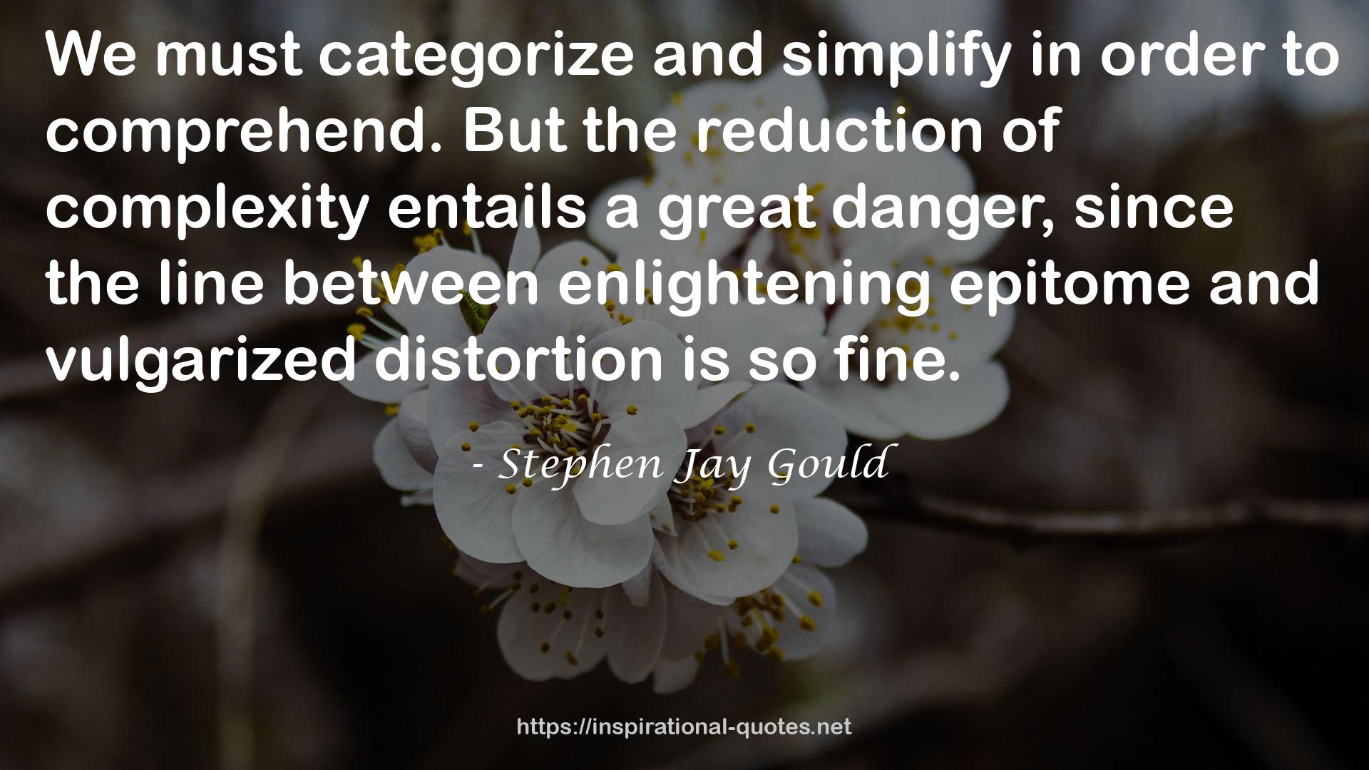 Stephen Jay Gould QUOTES