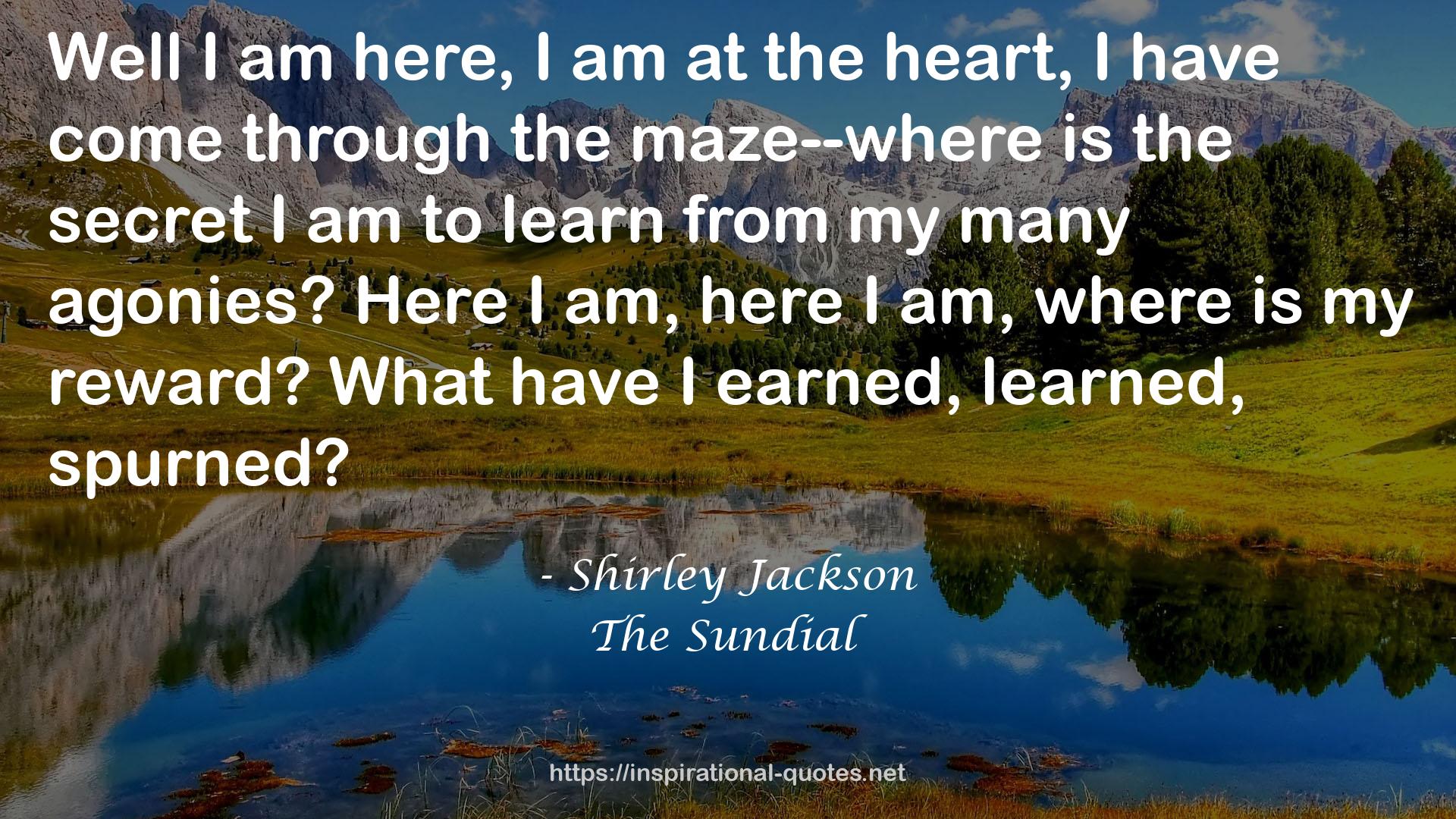 The Sundial QUOTES