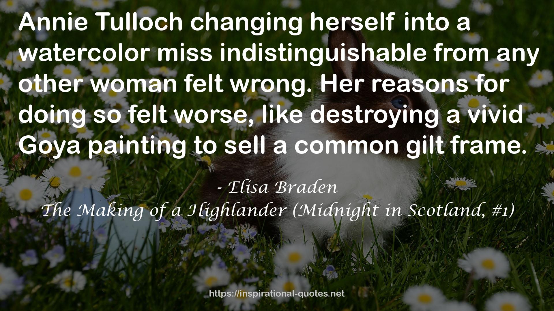 The Making of a Highlander (Midnight in Scotland, #1) QUOTES