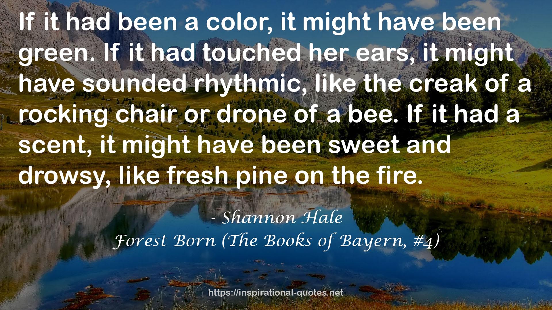 Forest Born (The Books of Bayern, #4) QUOTES