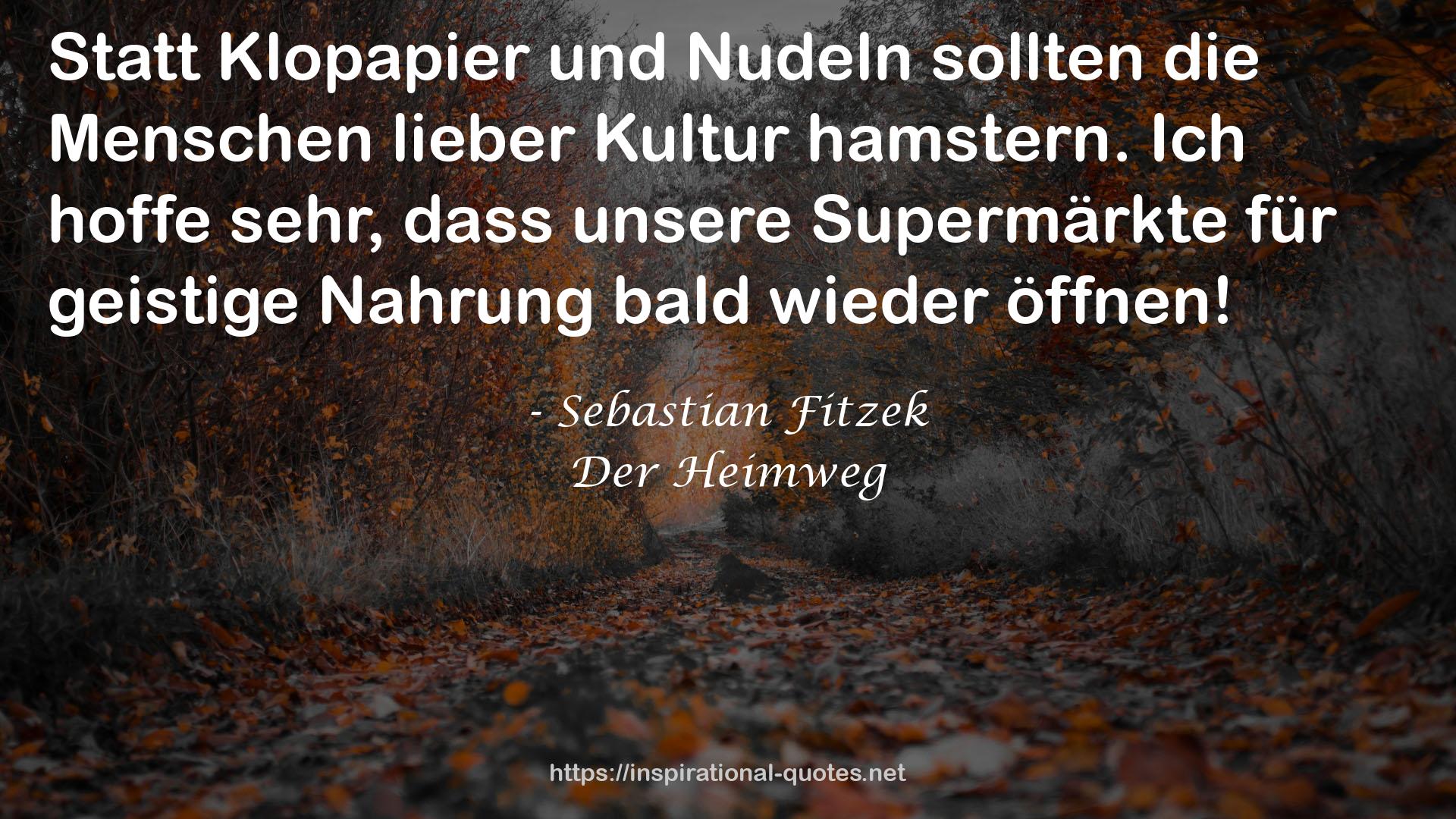 Der Heimweg QUOTES