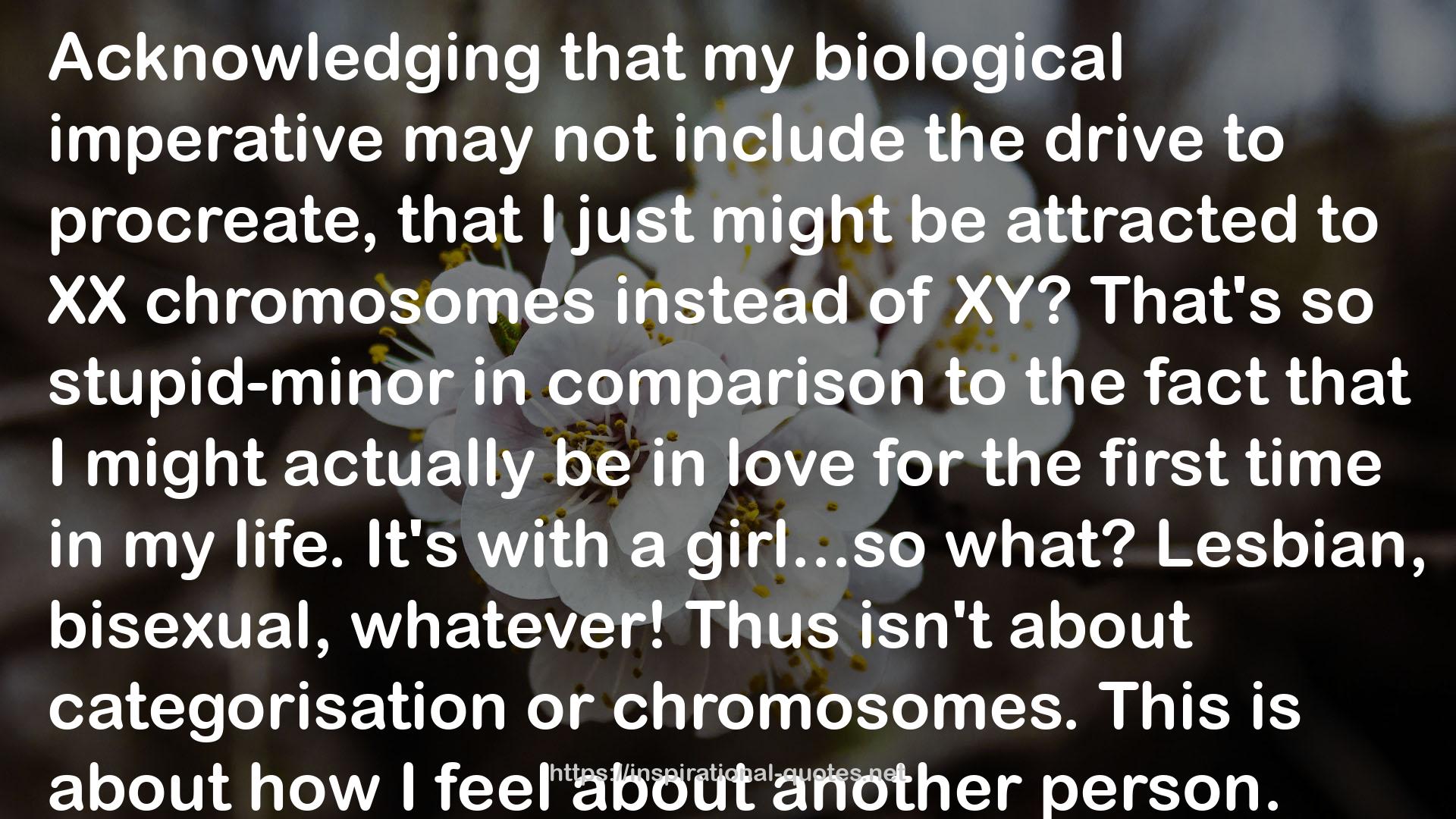 XX chromosomes  QUOTES