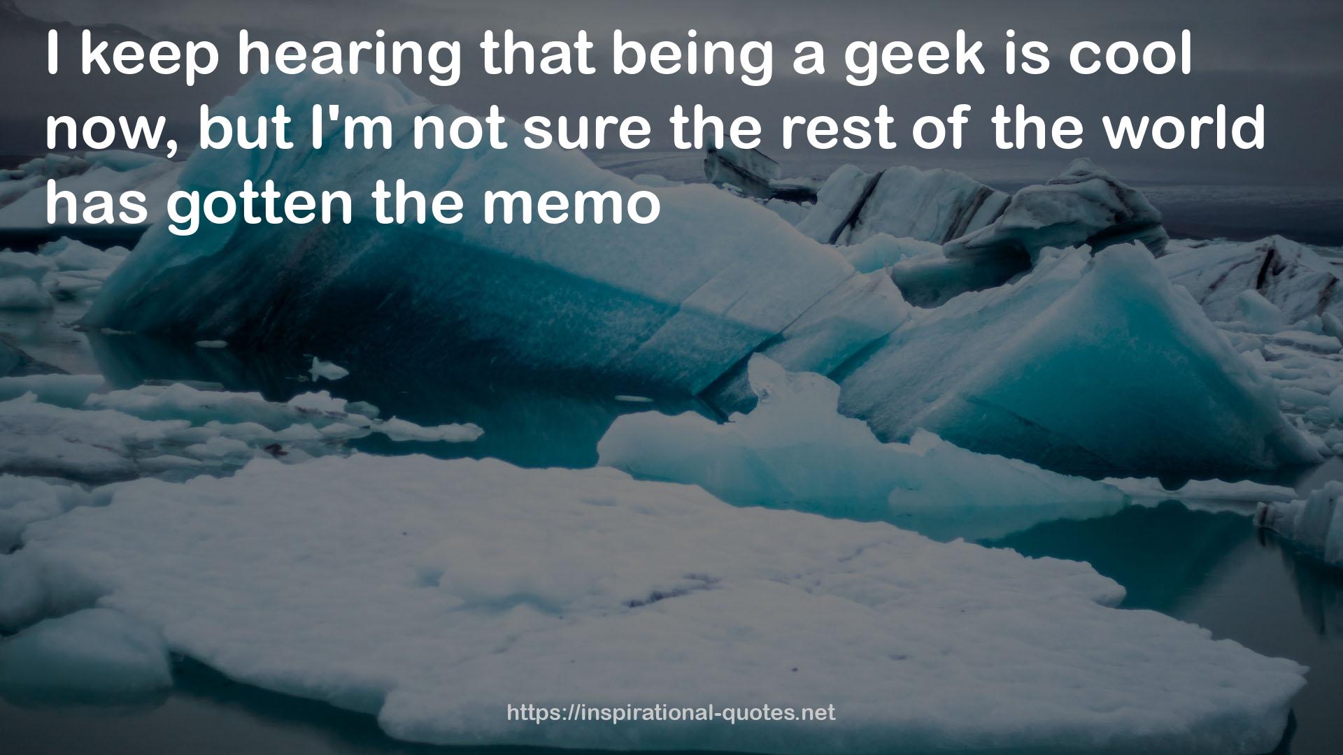 a geek  QUOTES