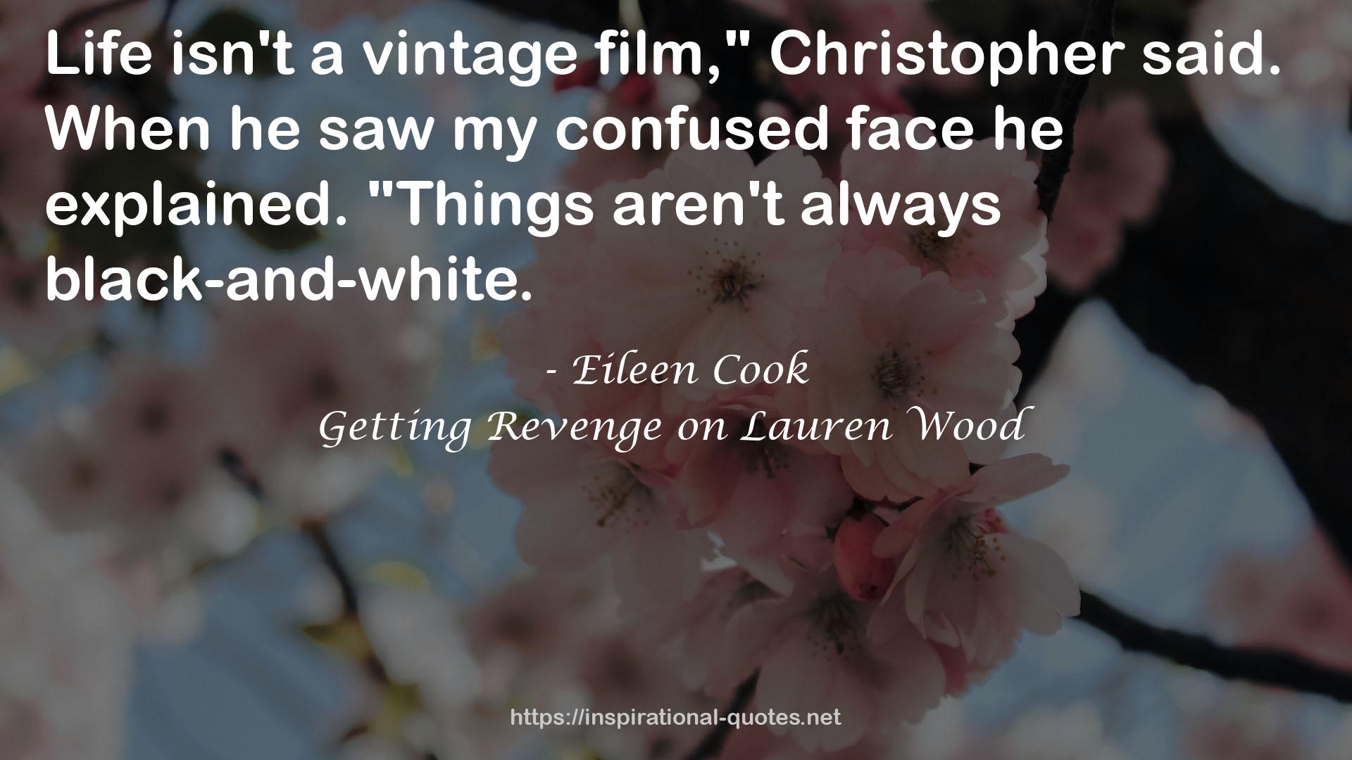 Eileen Cook QUOTES