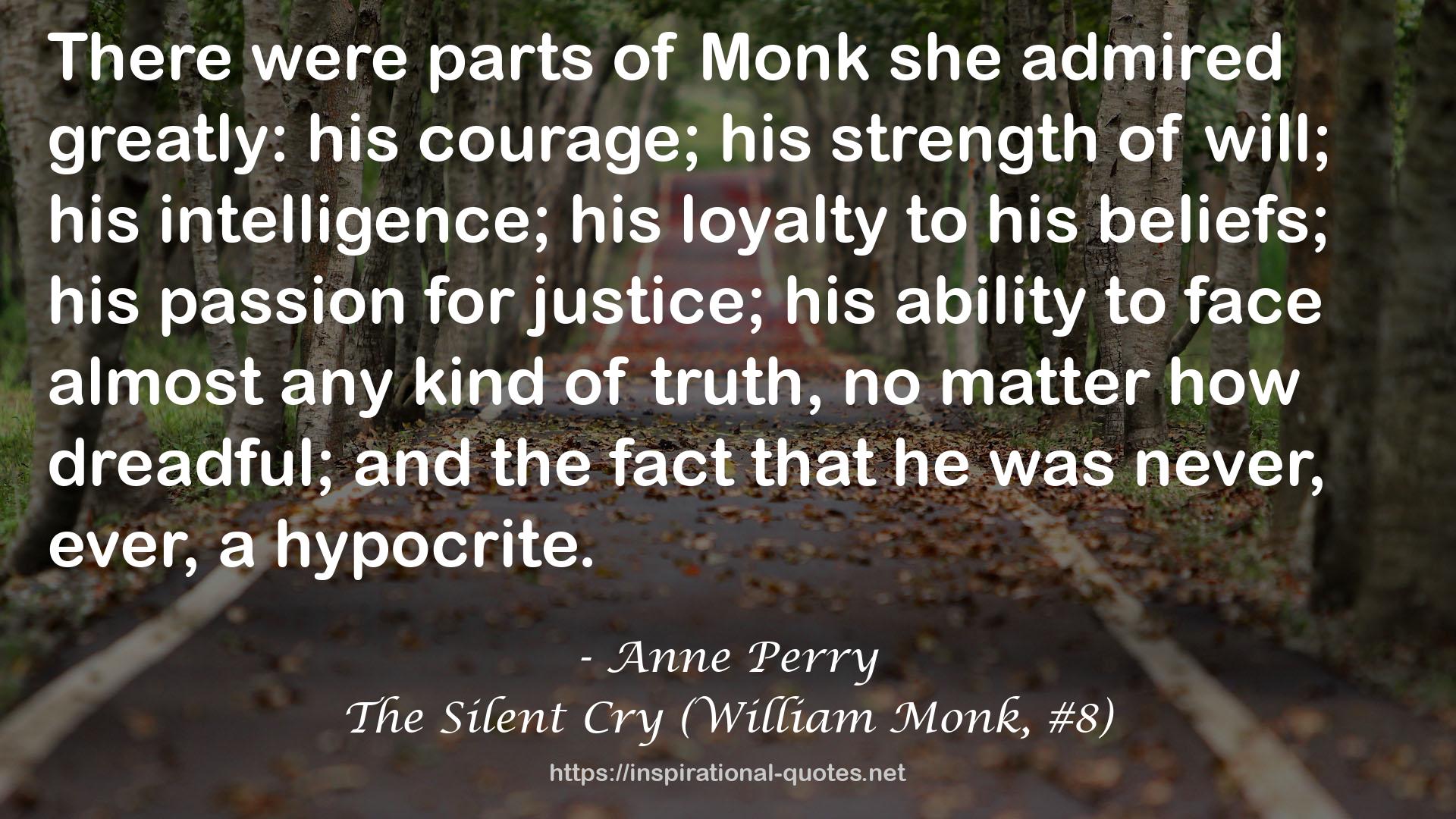 The Silent Cry (William Monk, #8) QUOTES