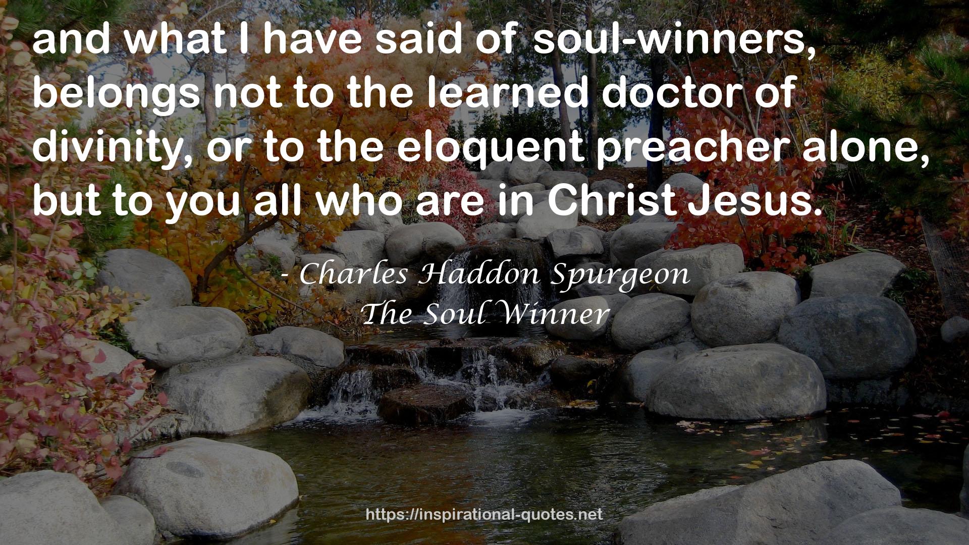 The Soul Winner QUOTES