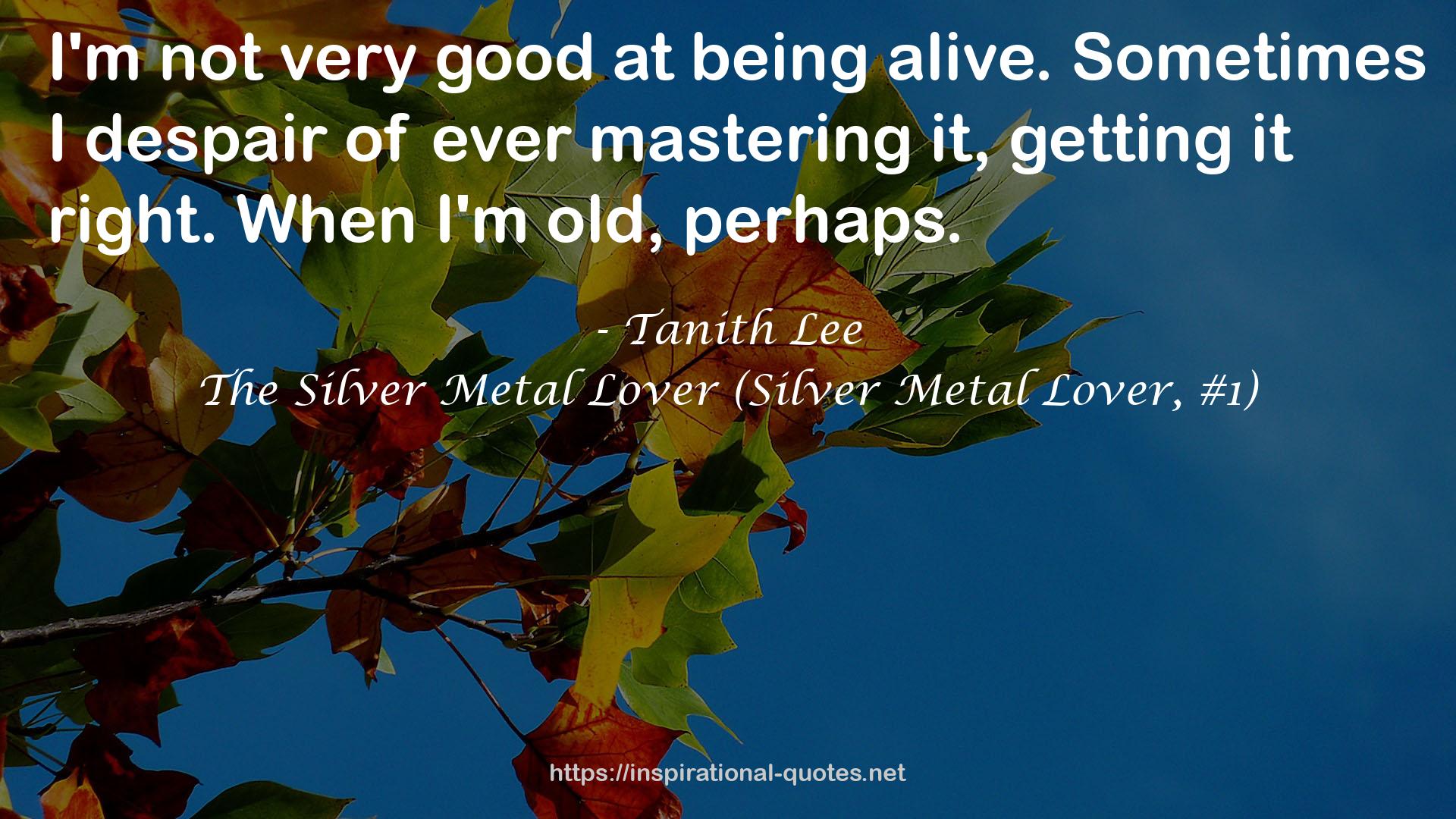 The Silver Metal Lover (Silver Metal Lover, #1) QUOTES