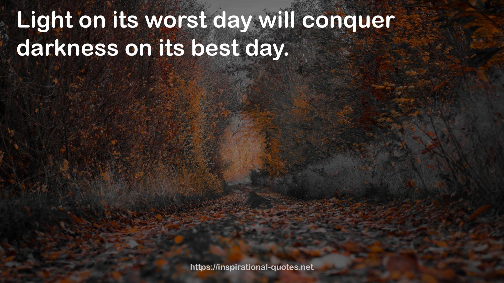 its worst day  QUOTES