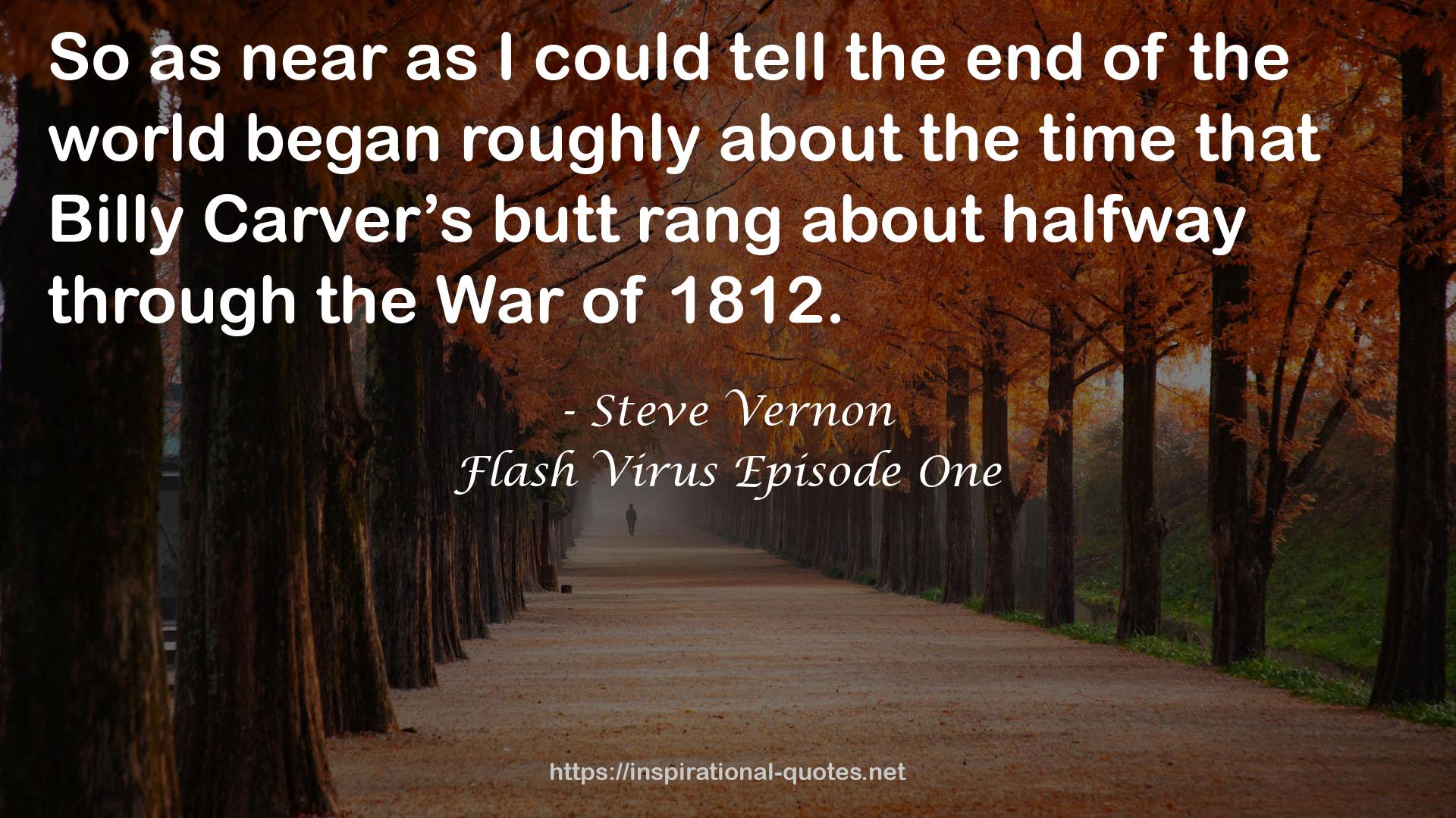 Steve Vernon QUOTES