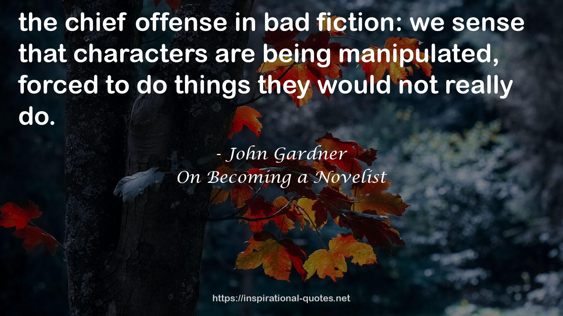 John Gardner QUOTES