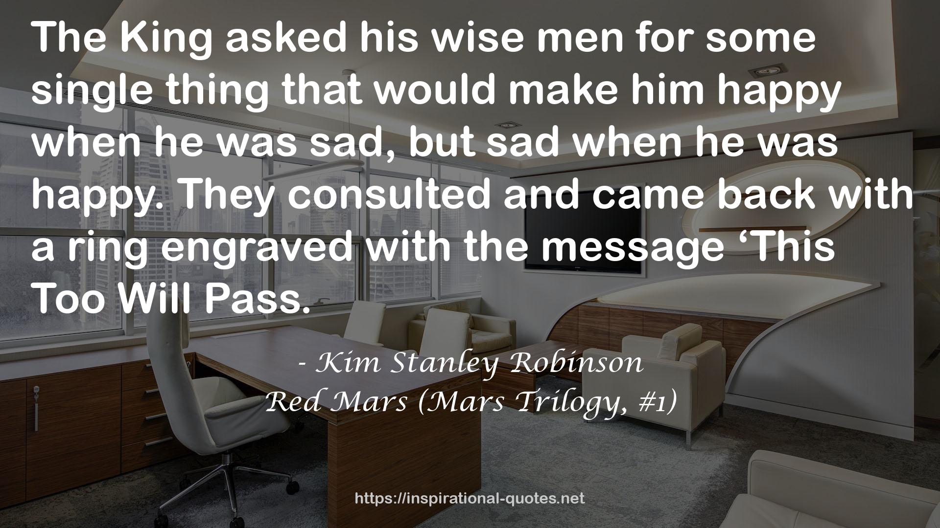 Red Mars (Mars Trilogy, #1) QUOTES