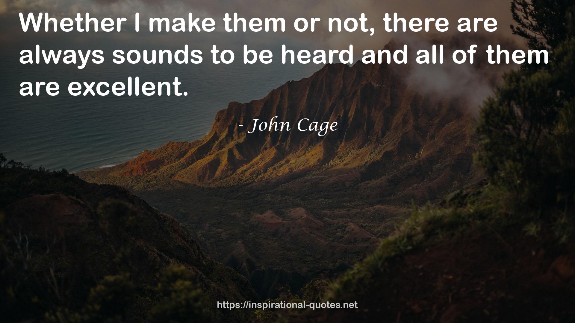 John Cage QUOTES