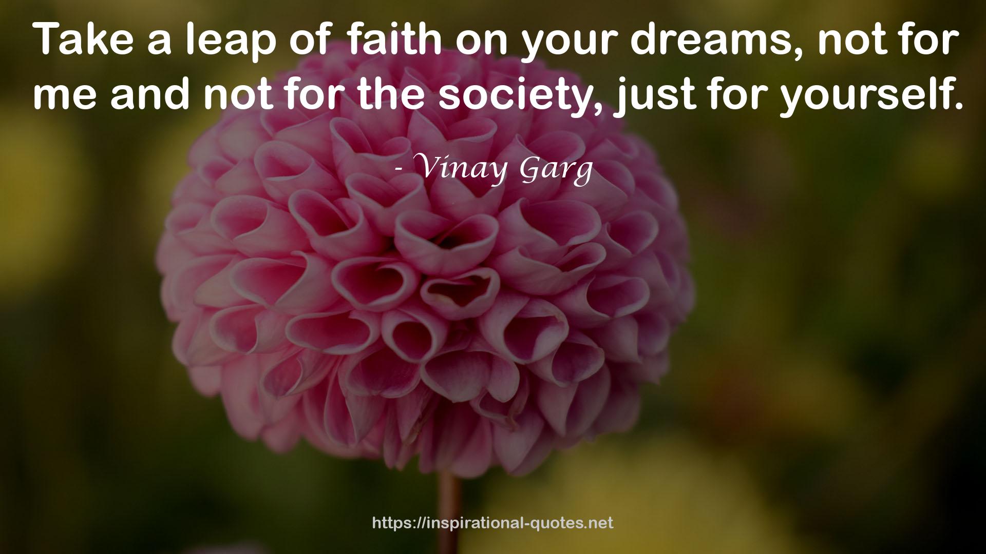 Vinay Garg QUOTES