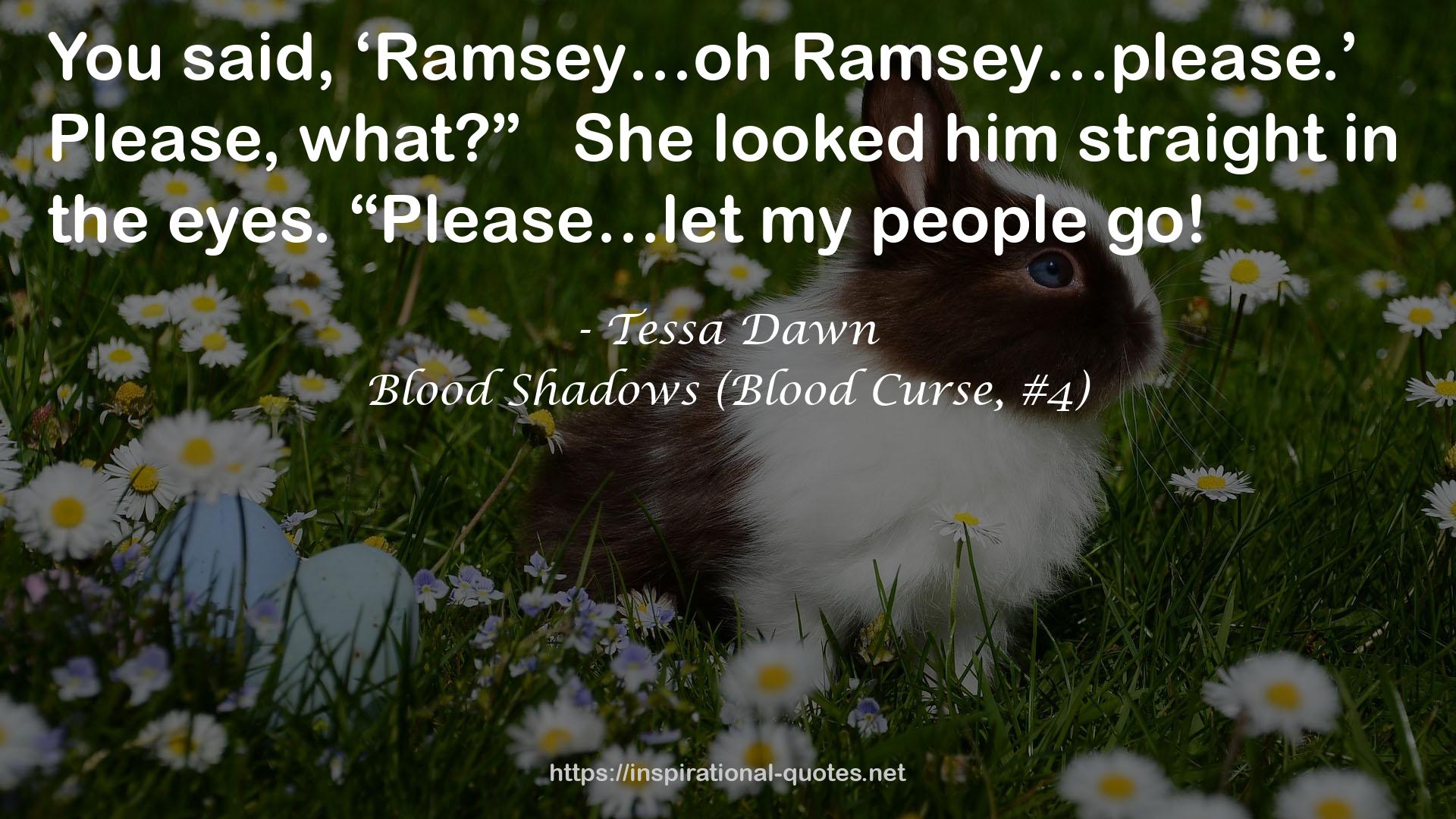 Blood Shadows (Blood Curse, #4) QUOTES
