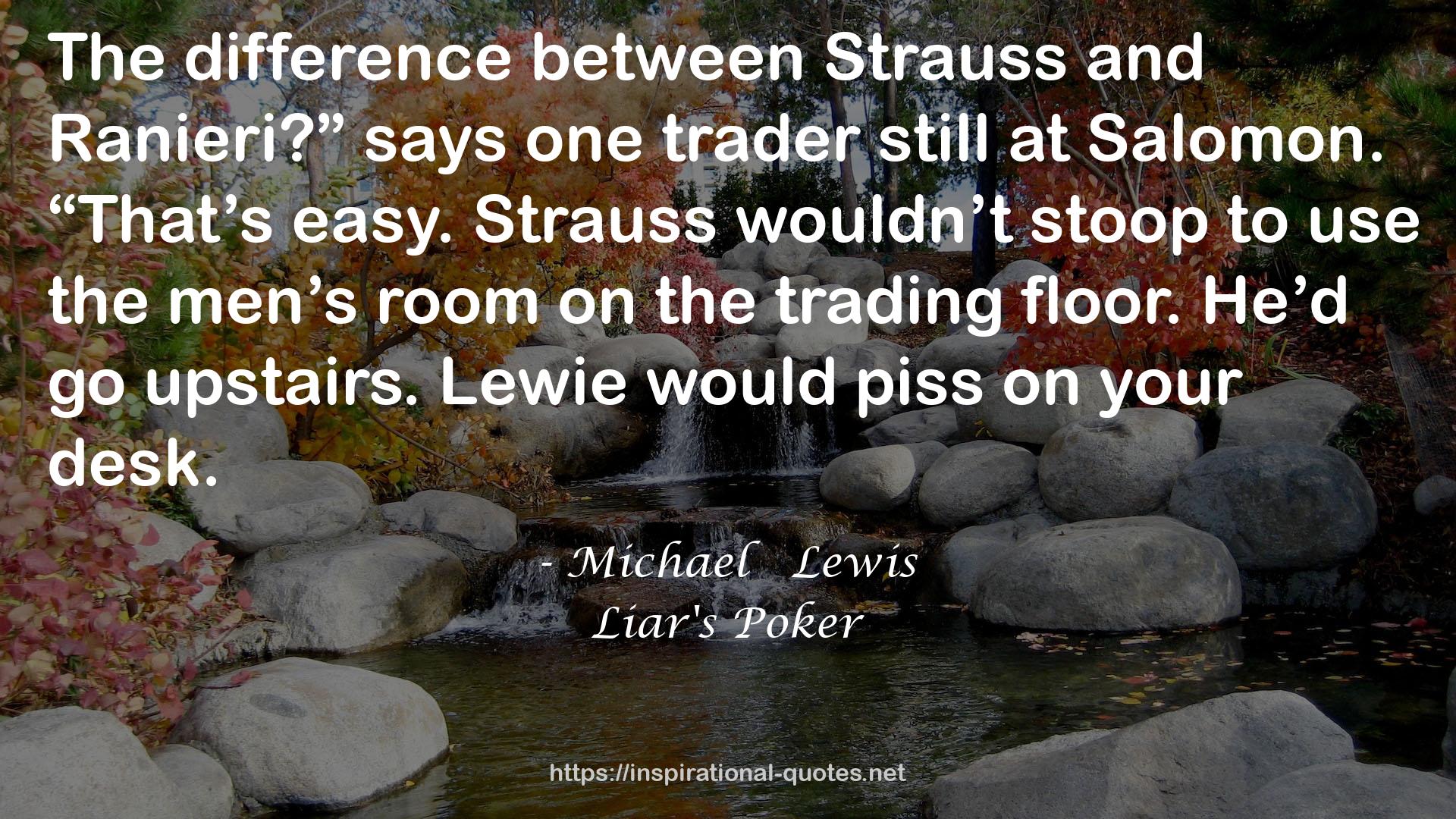 Liar's Poker QUOTES
