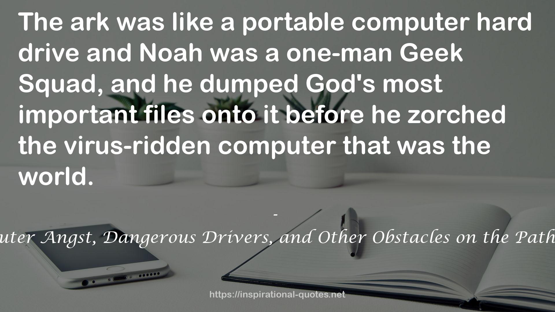 the virus-ridden computer  QUOTES
