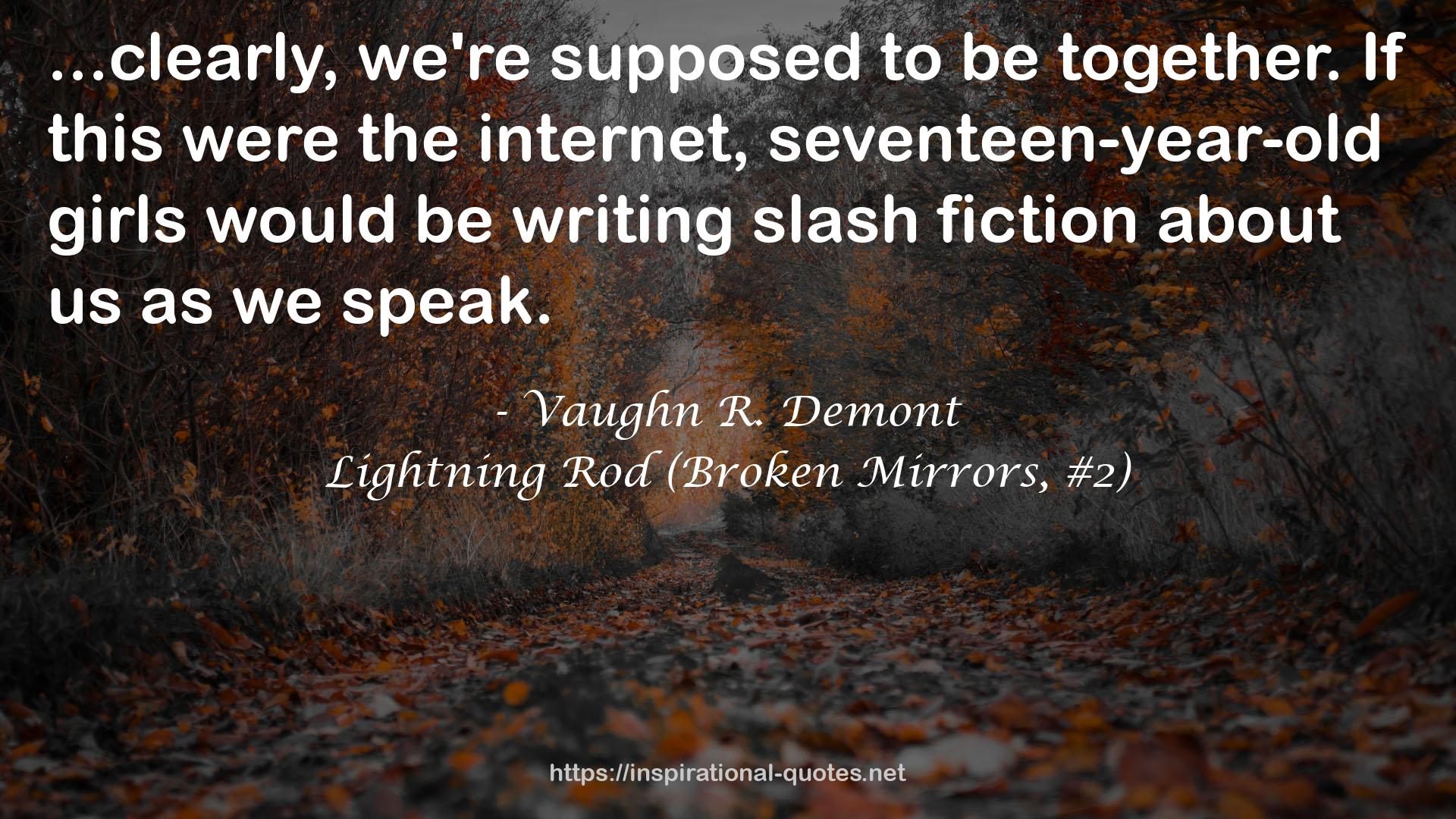 Lightning Rod (Broken Mirrors, #2) QUOTES