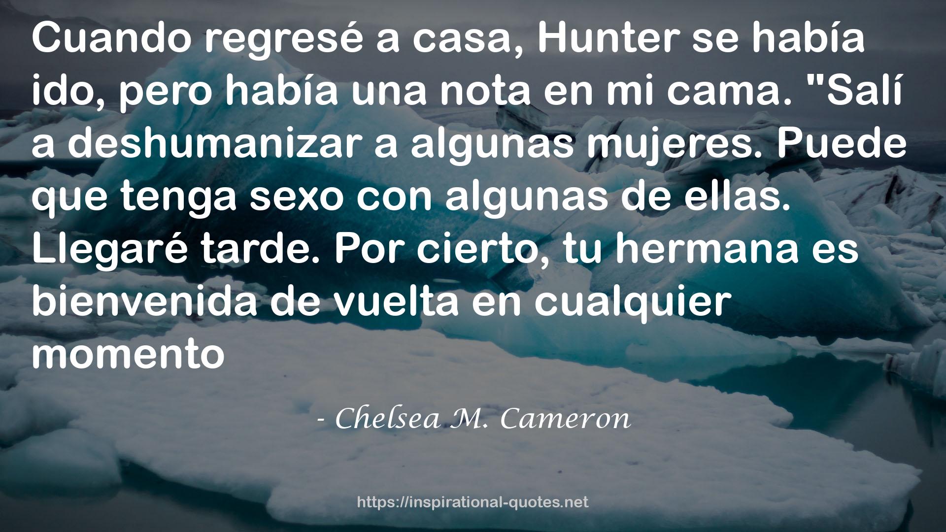 Chelsea M. Cameron QUOTES