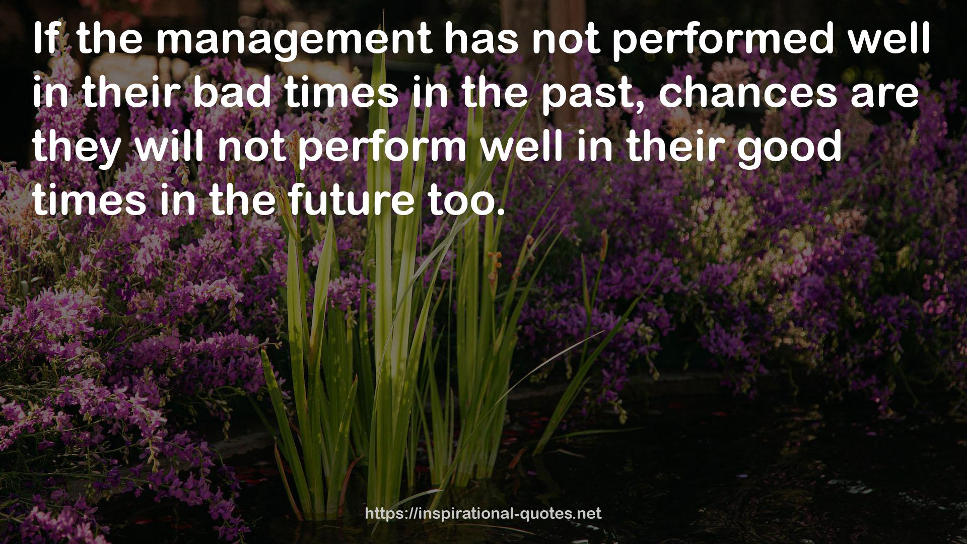 the management  QUOTES