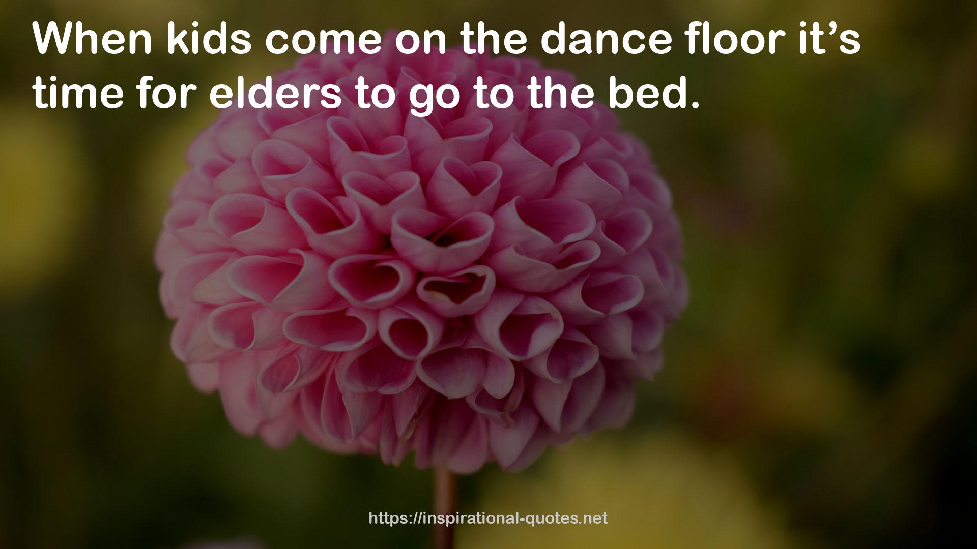 the dance floor  QUOTES