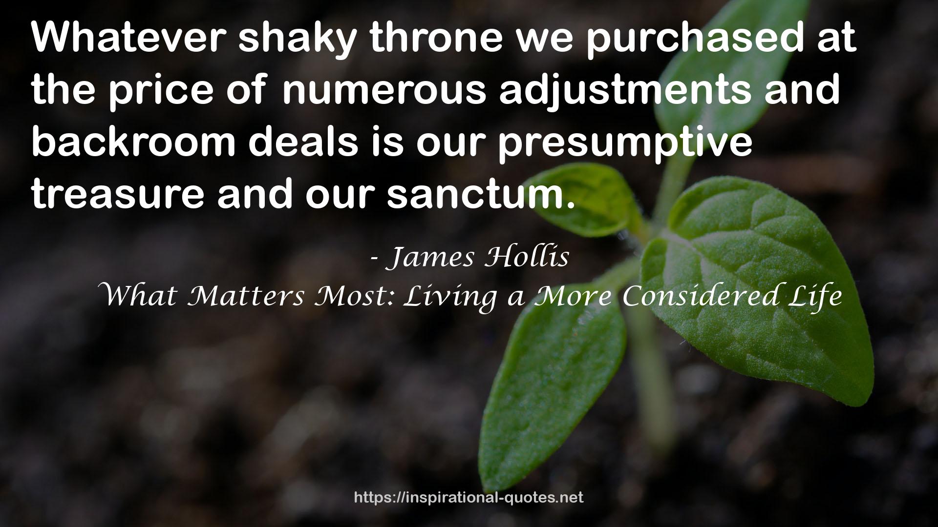 James Hollis QUOTES