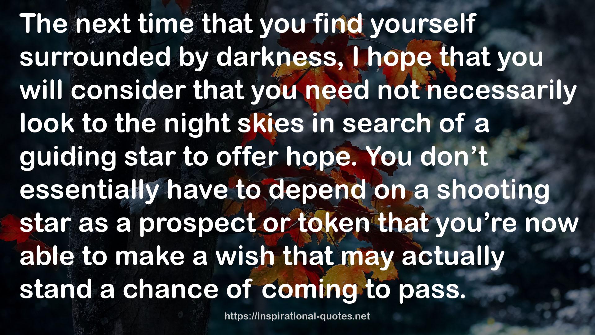 the night skies  QUOTES