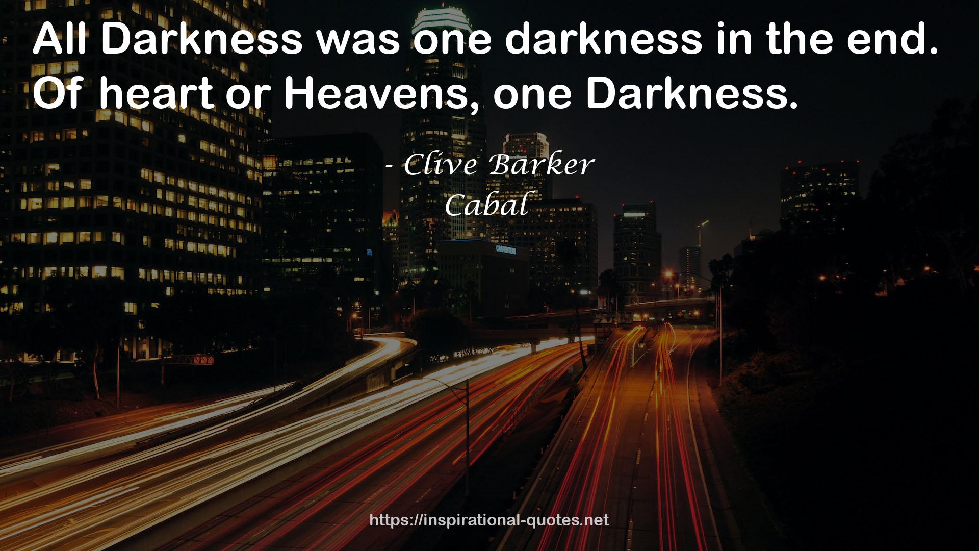 one darkness  QUOTES