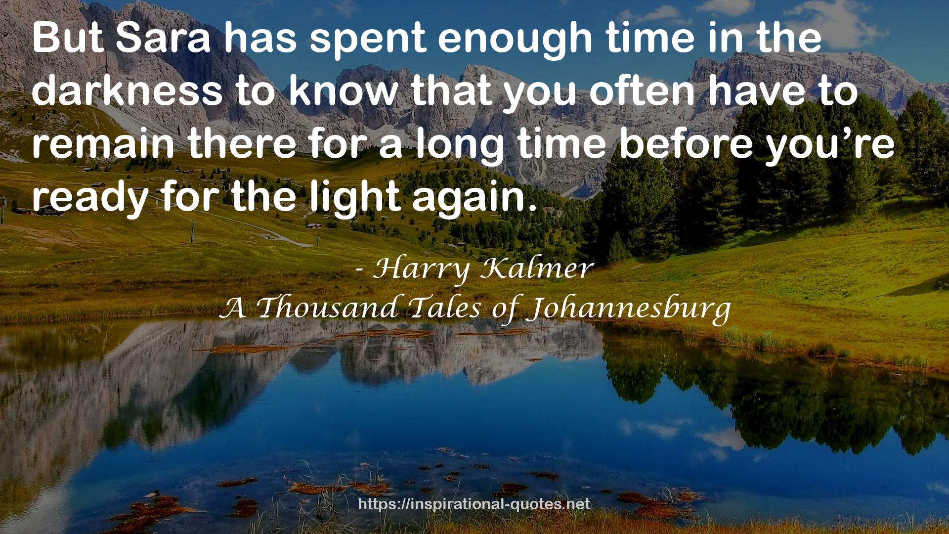 Harry Kalmer QUOTES