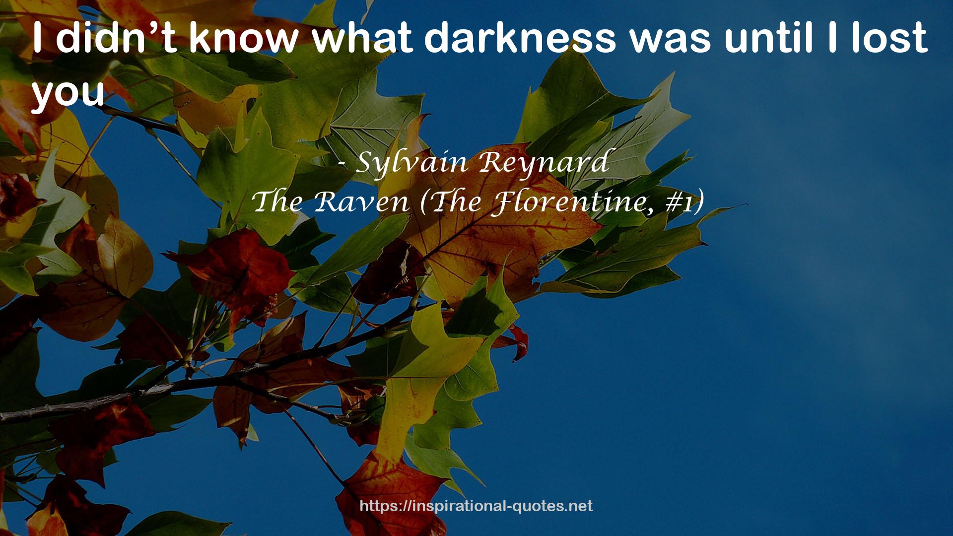 The Raven (The Florentine, #1) QUOTES