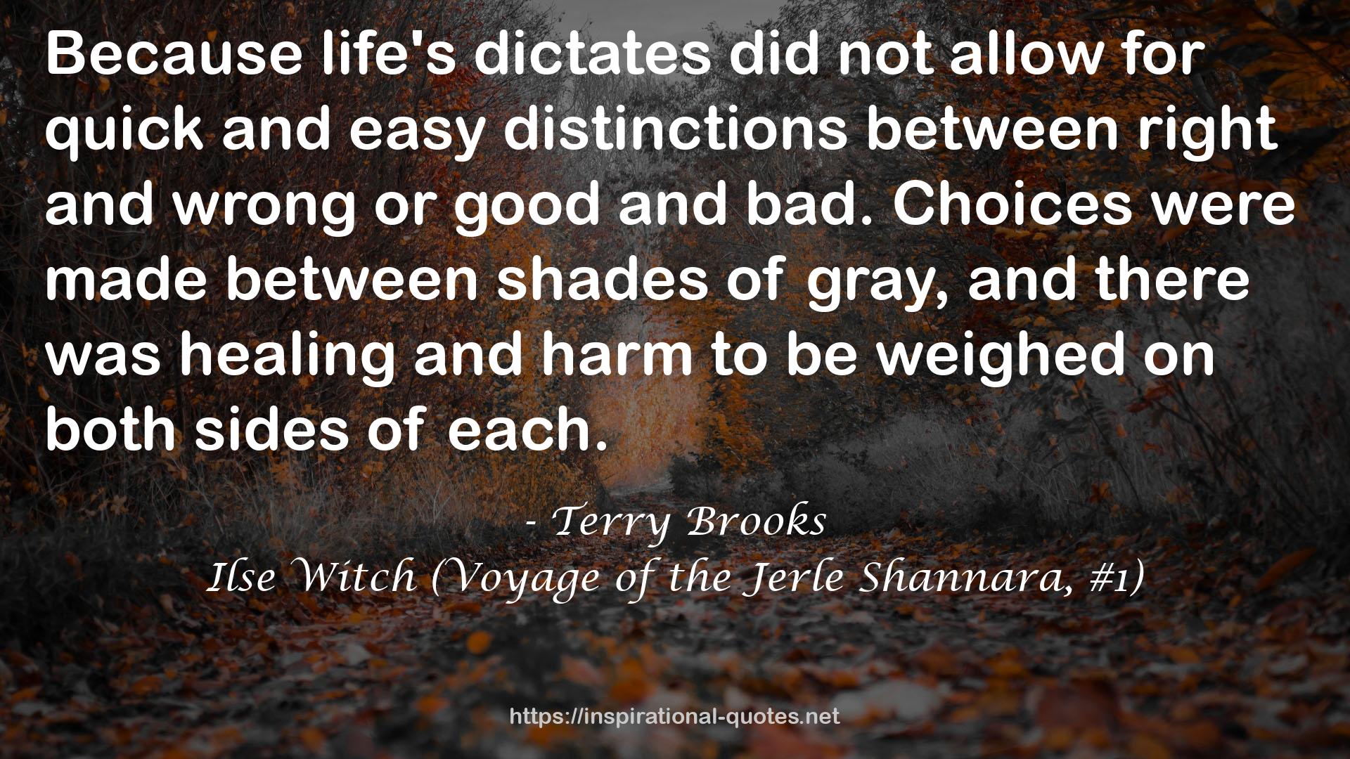 Ilse Witch (Voyage of the Jerle Shannara, #1) QUOTES