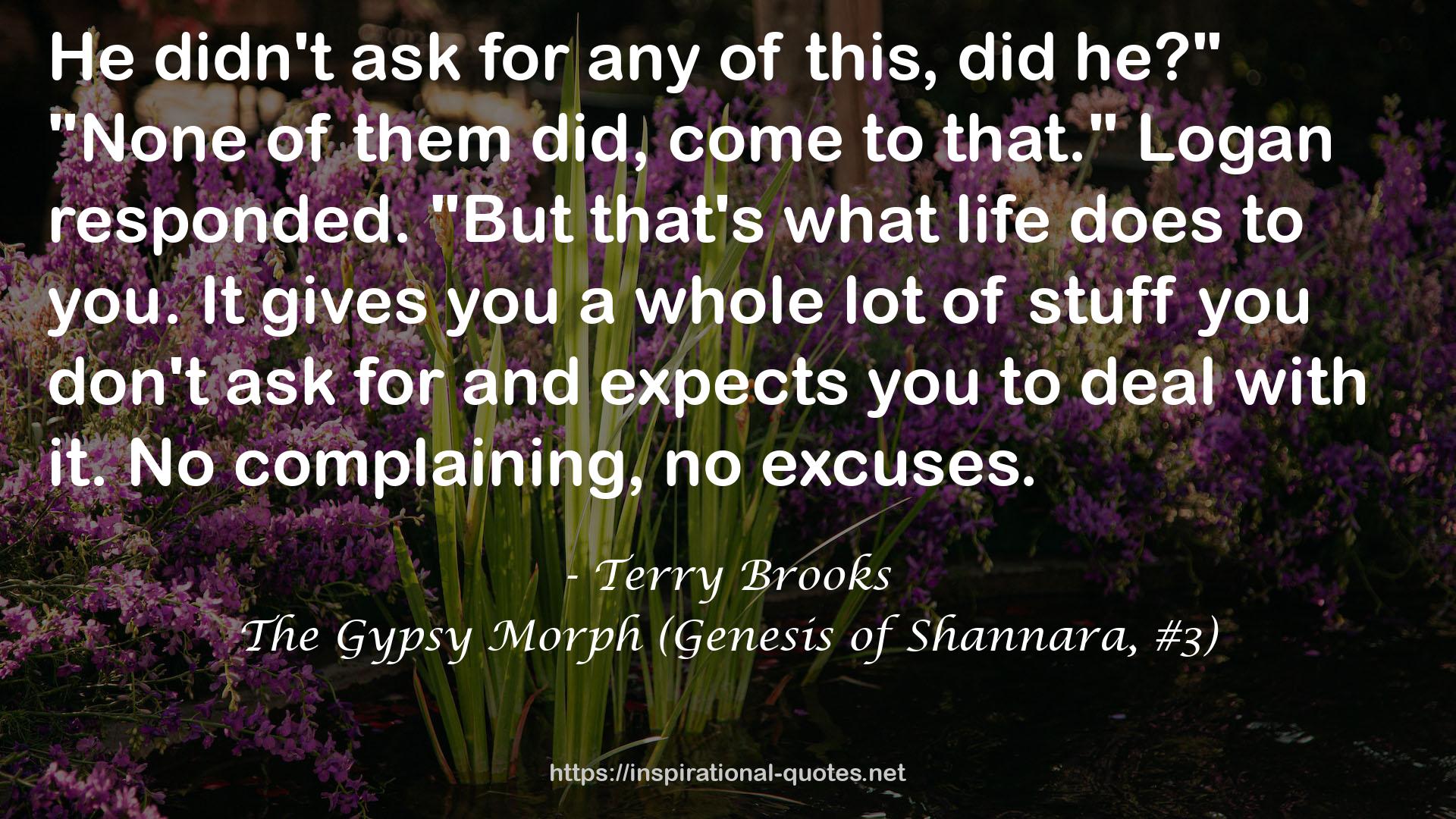The Gypsy Morph (Genesis of Shannara, #3) QUOTES