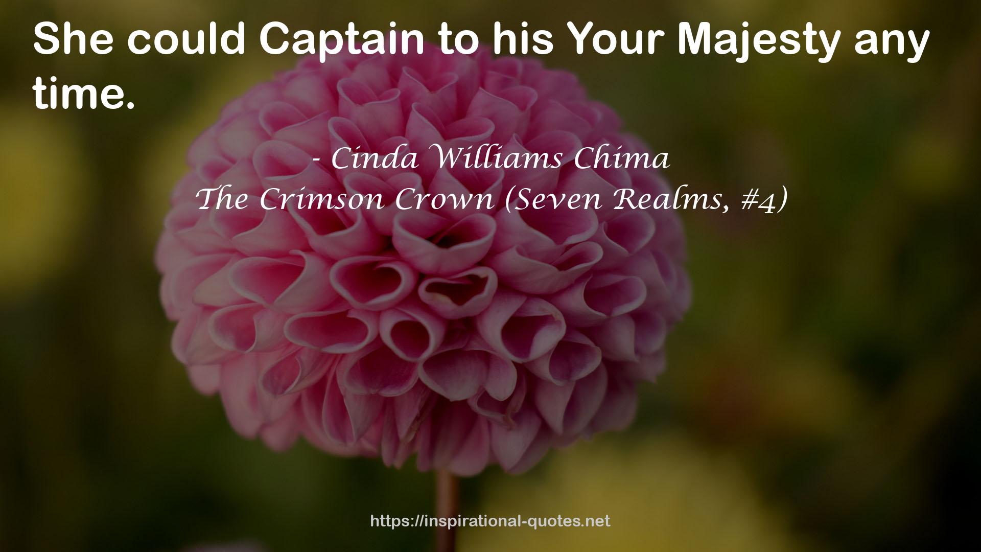 The Crimson Crown (Seven Realms, #4) QUOTES