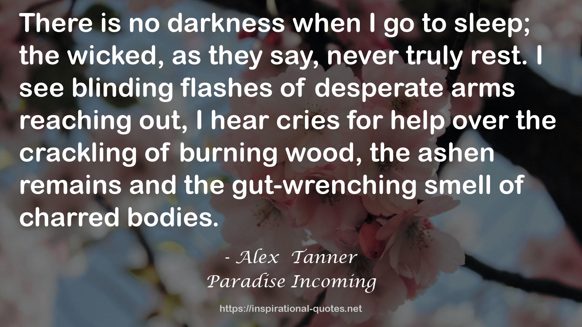 Alex  Tanner QUOTES