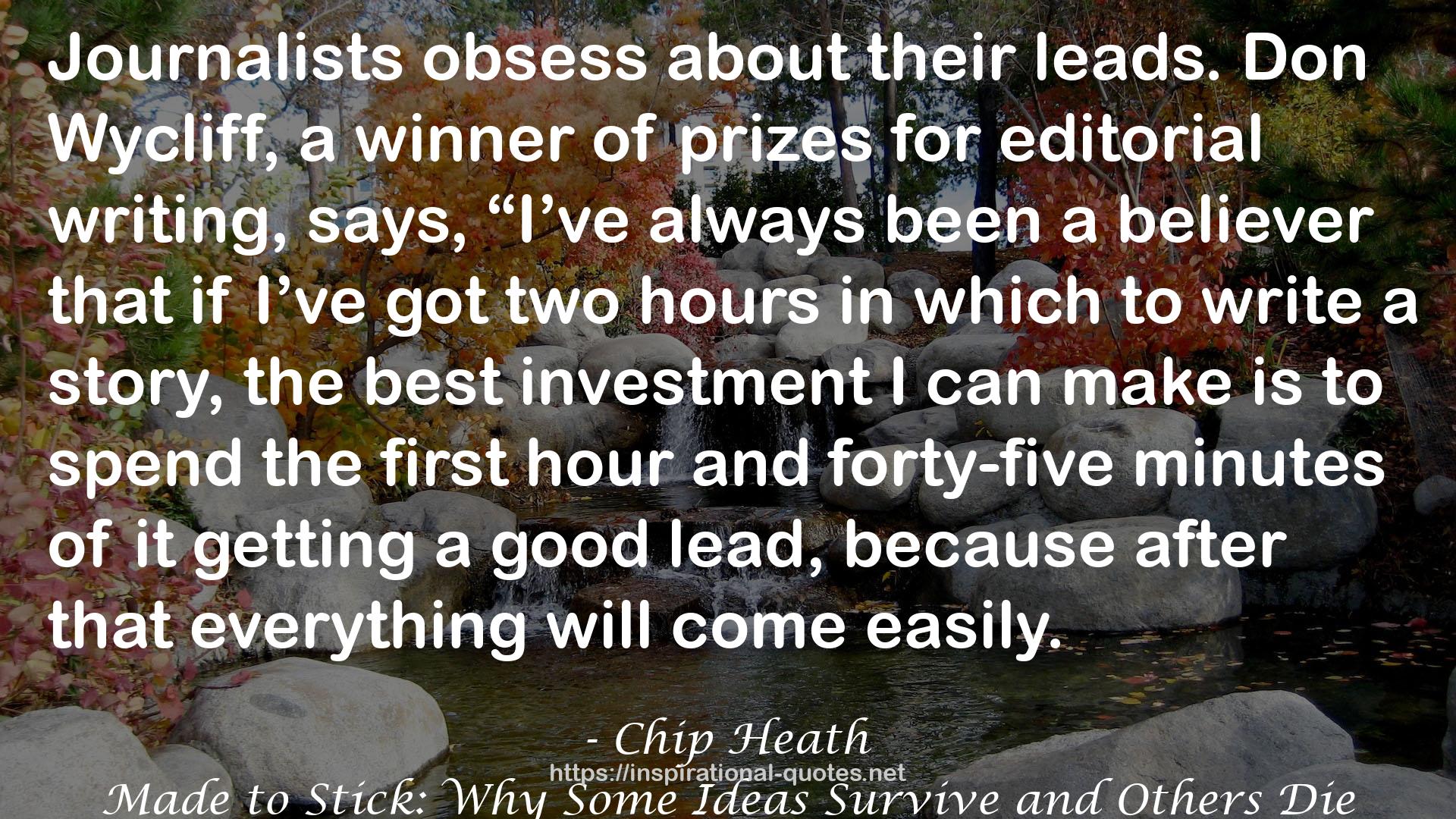 Chip Heath QUOTES