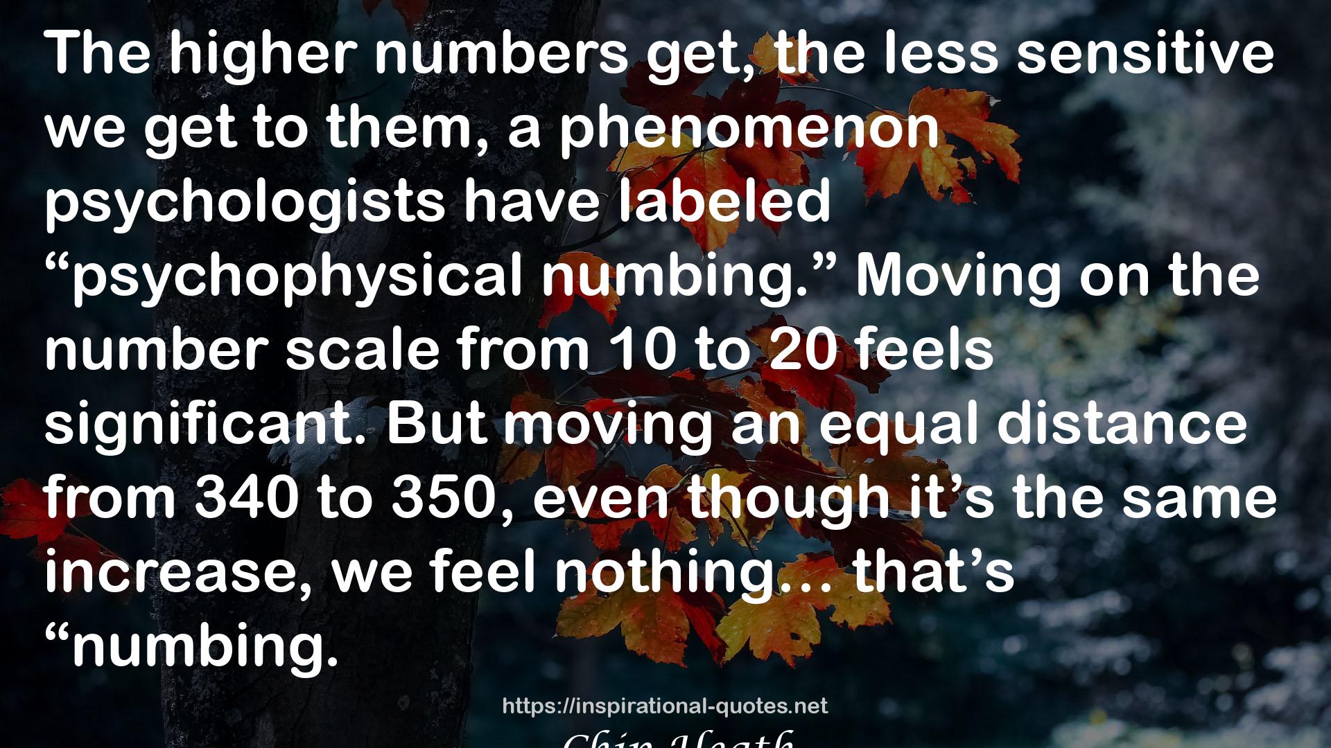 Making Numbers Count: The Art and Science of Communicating Numbers QUOTES