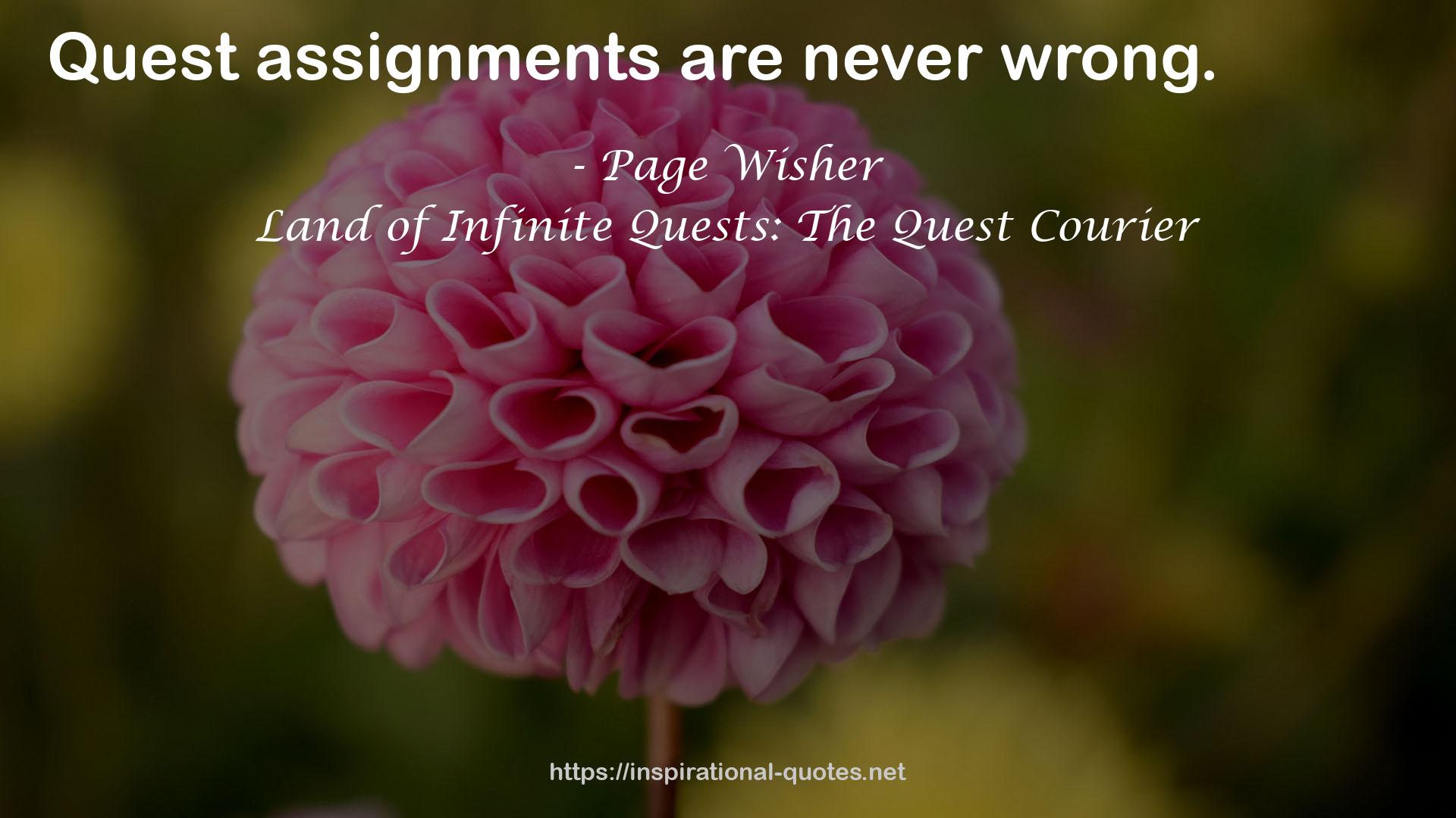 Page Wisher QUOTES