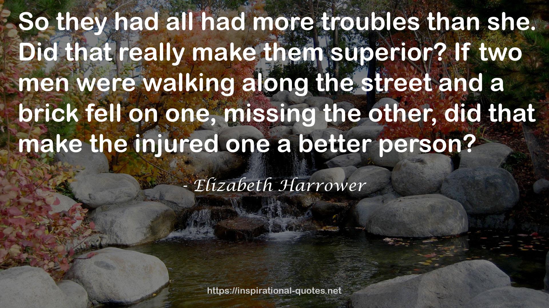 Elizabeth Harrower QUOTES