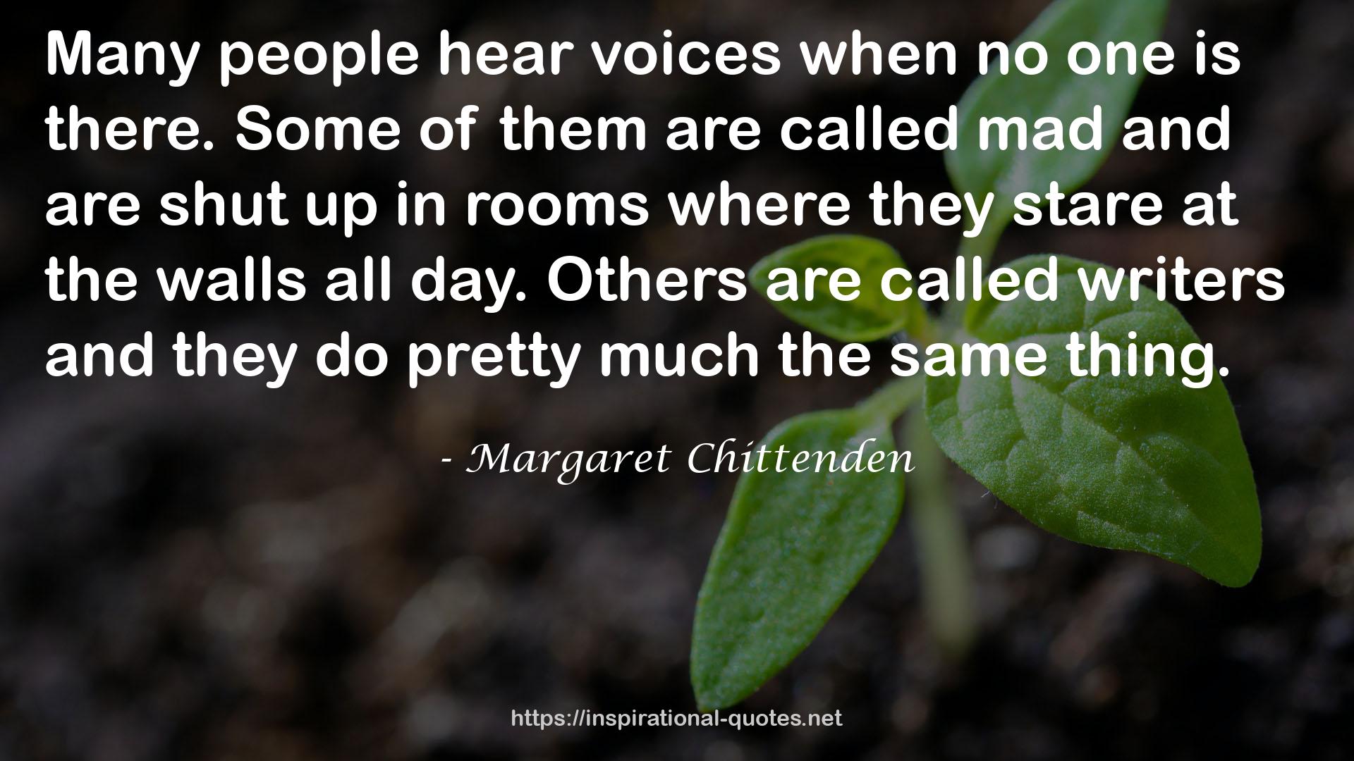 Margaret Chittenden QUOTES