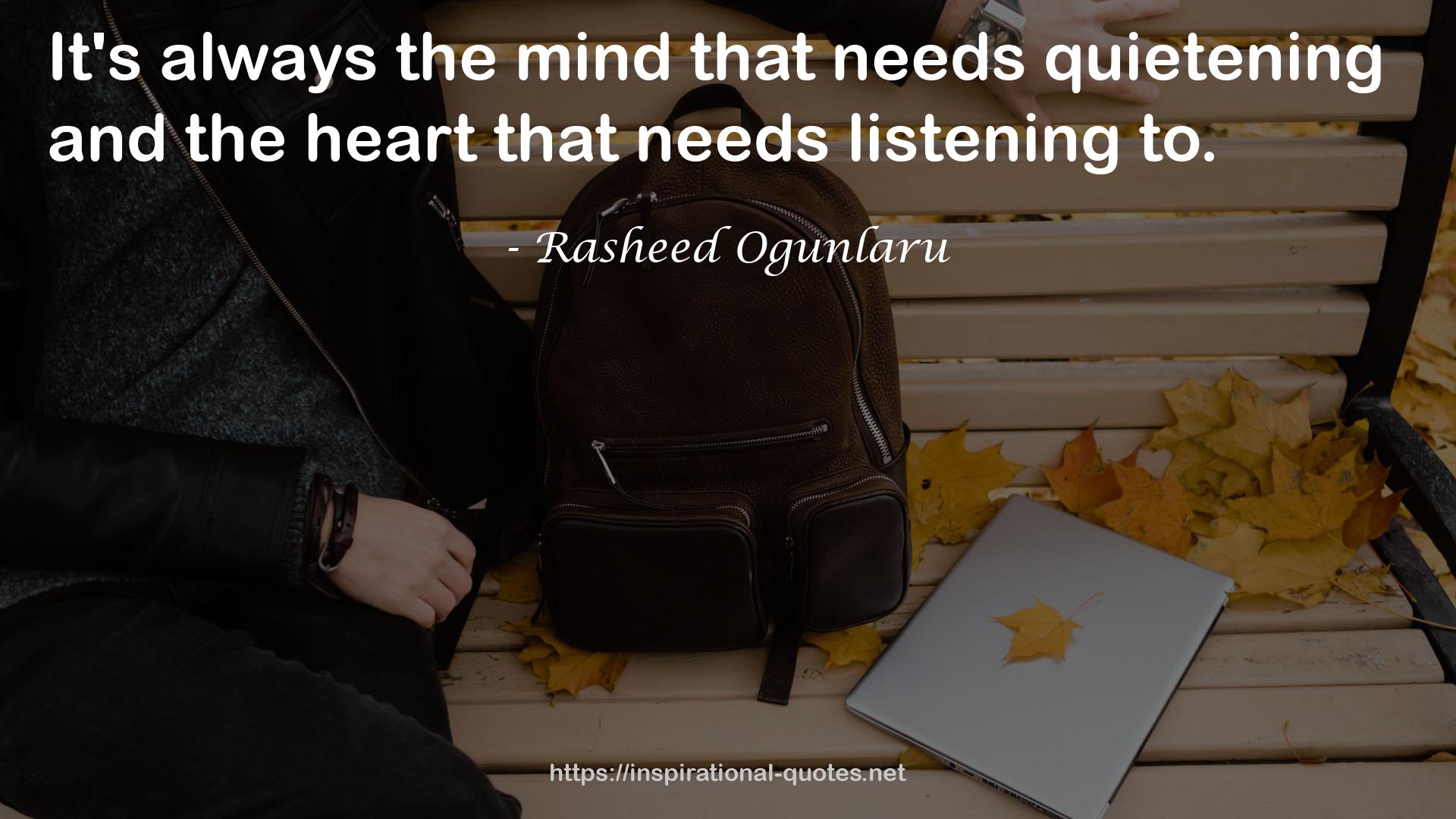 quietening  QUOTES