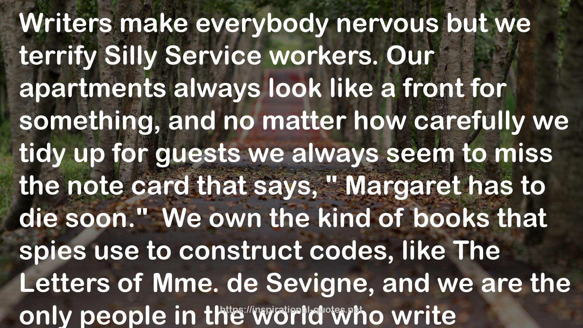 Silly Service  QUOTES