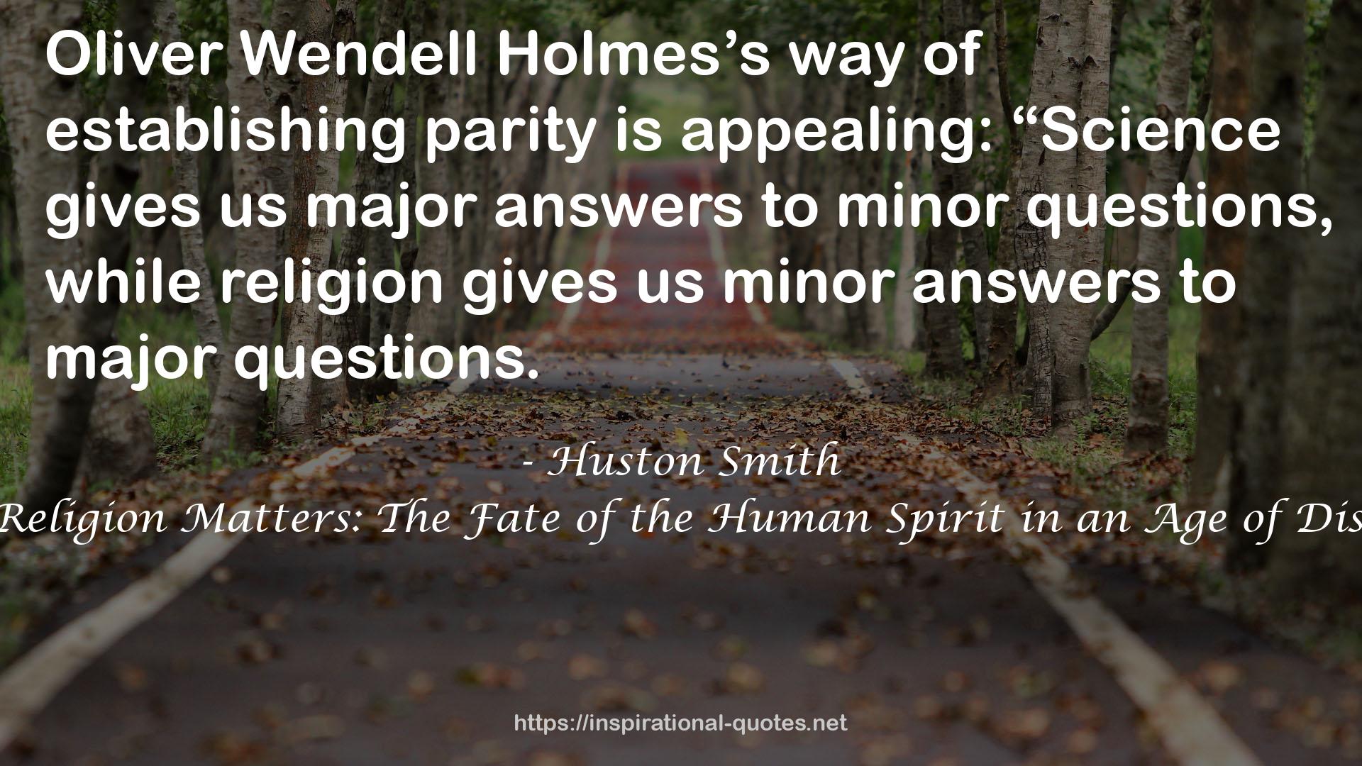 Huston Smith QUOTES