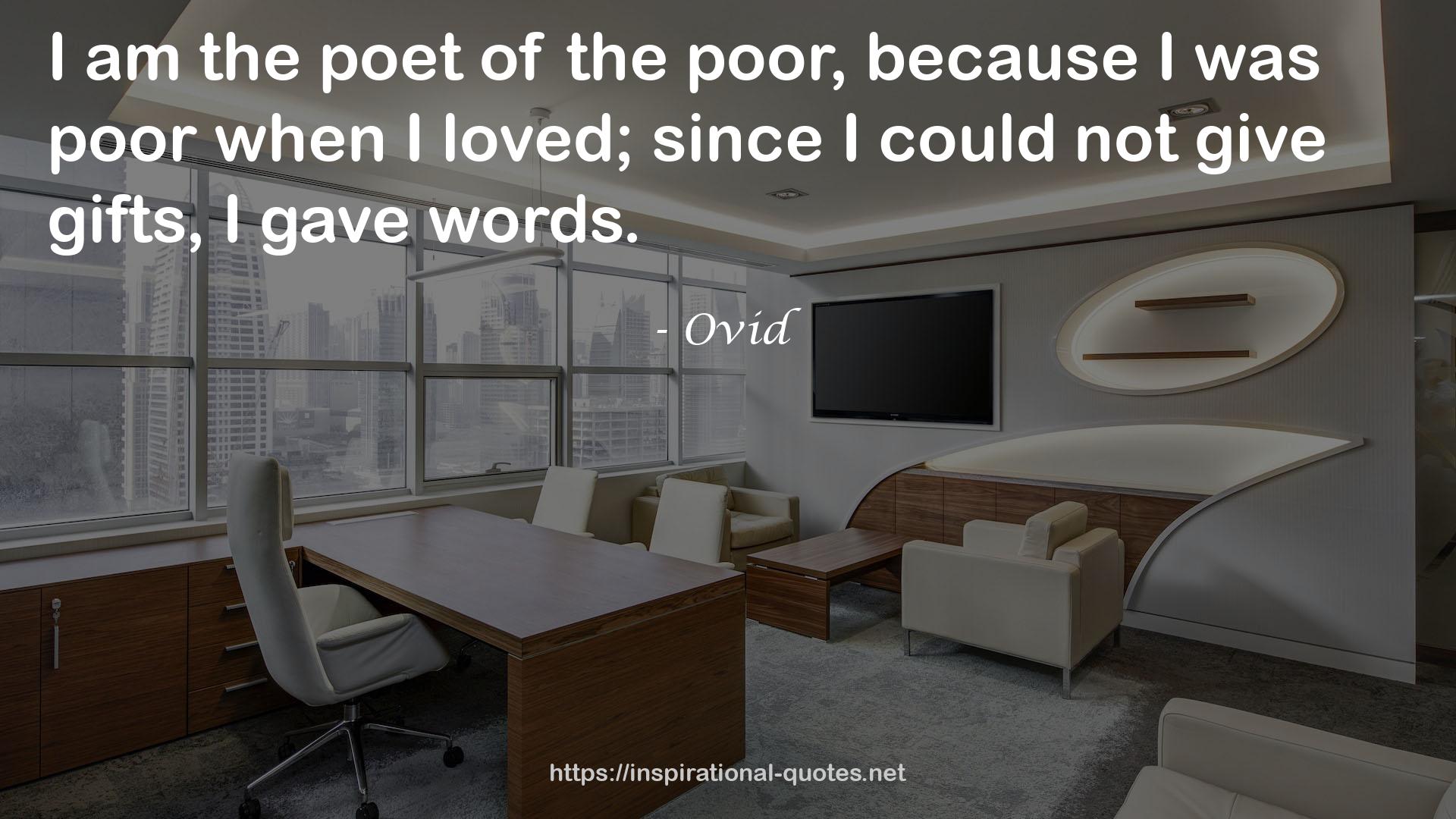 Ovid QUOTES