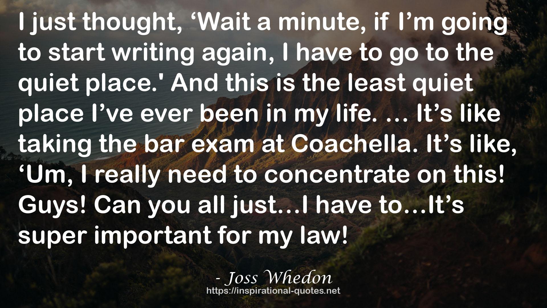 the bar exam  QUOTES