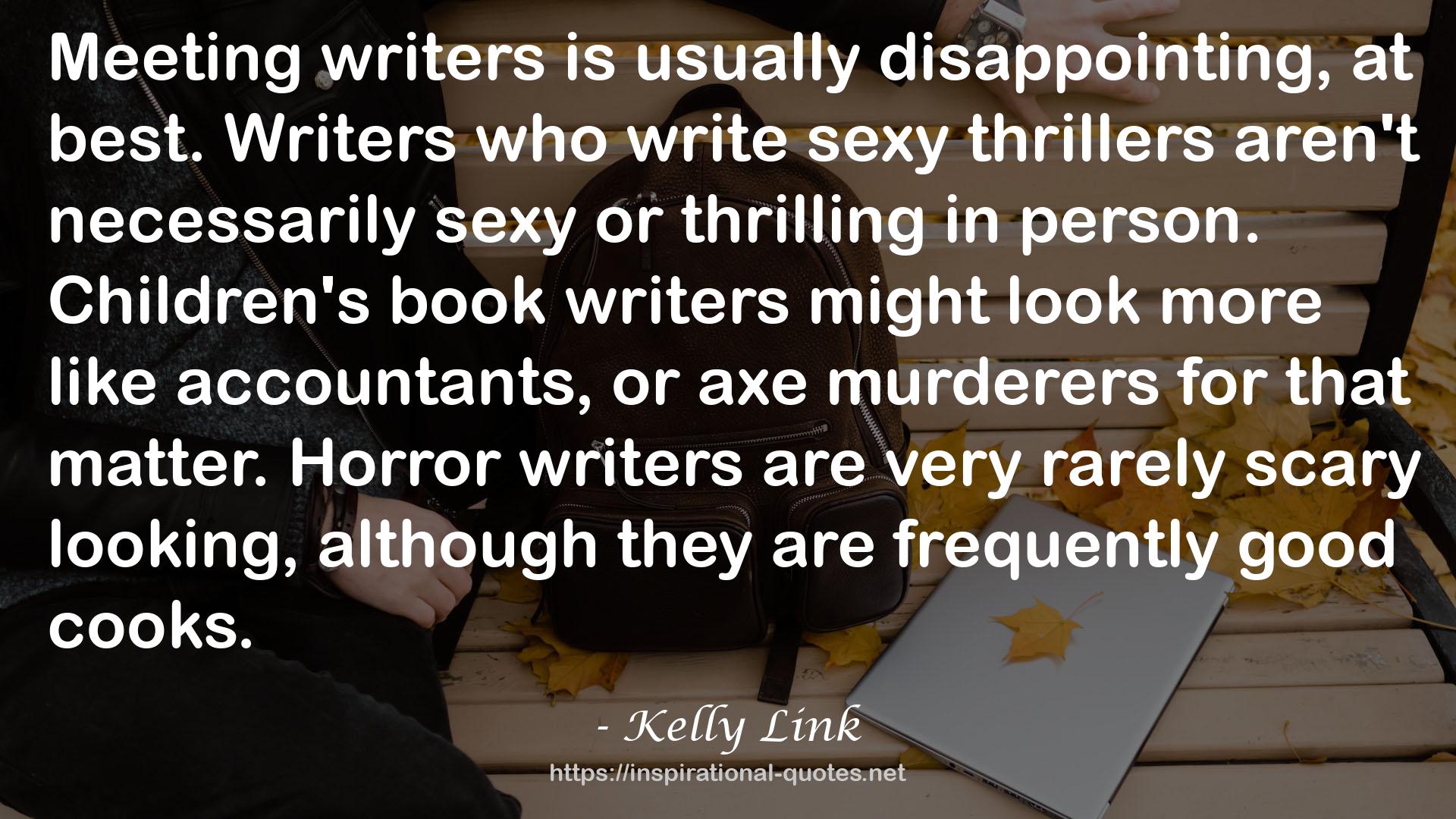 Horror writers  QUOTES