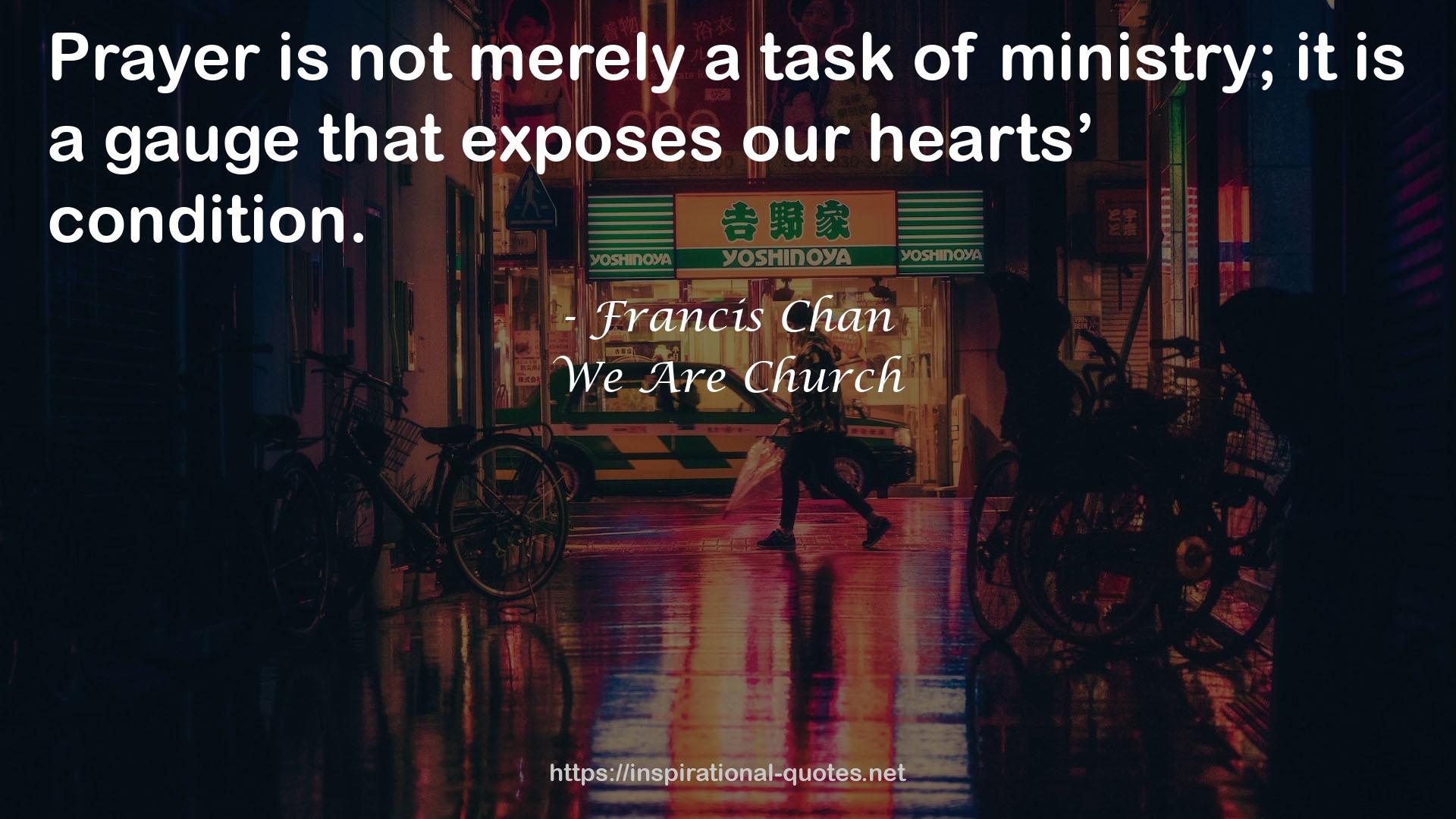 We Are Church QUOTES
